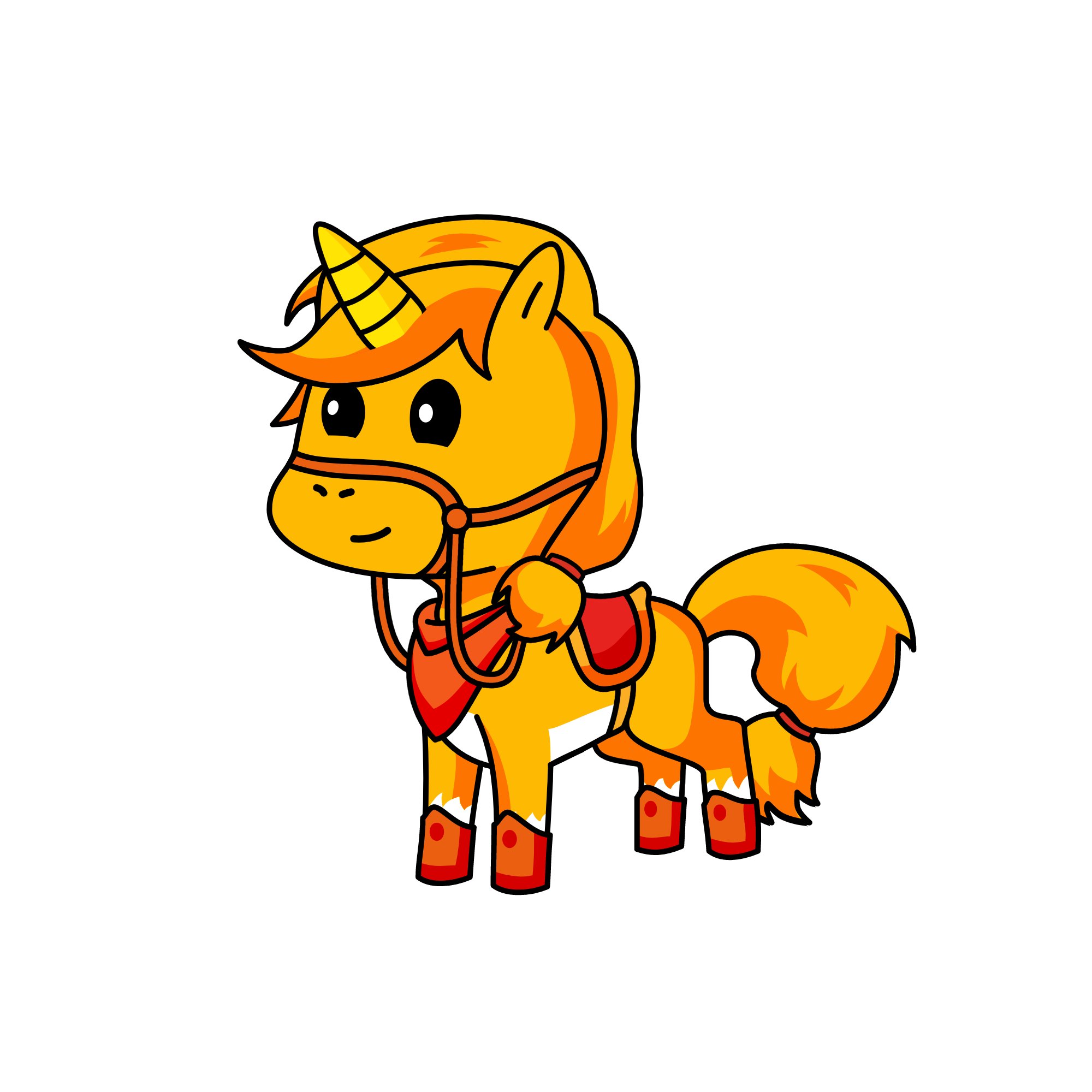 Chica Linda (sister of Linda), the unicorn