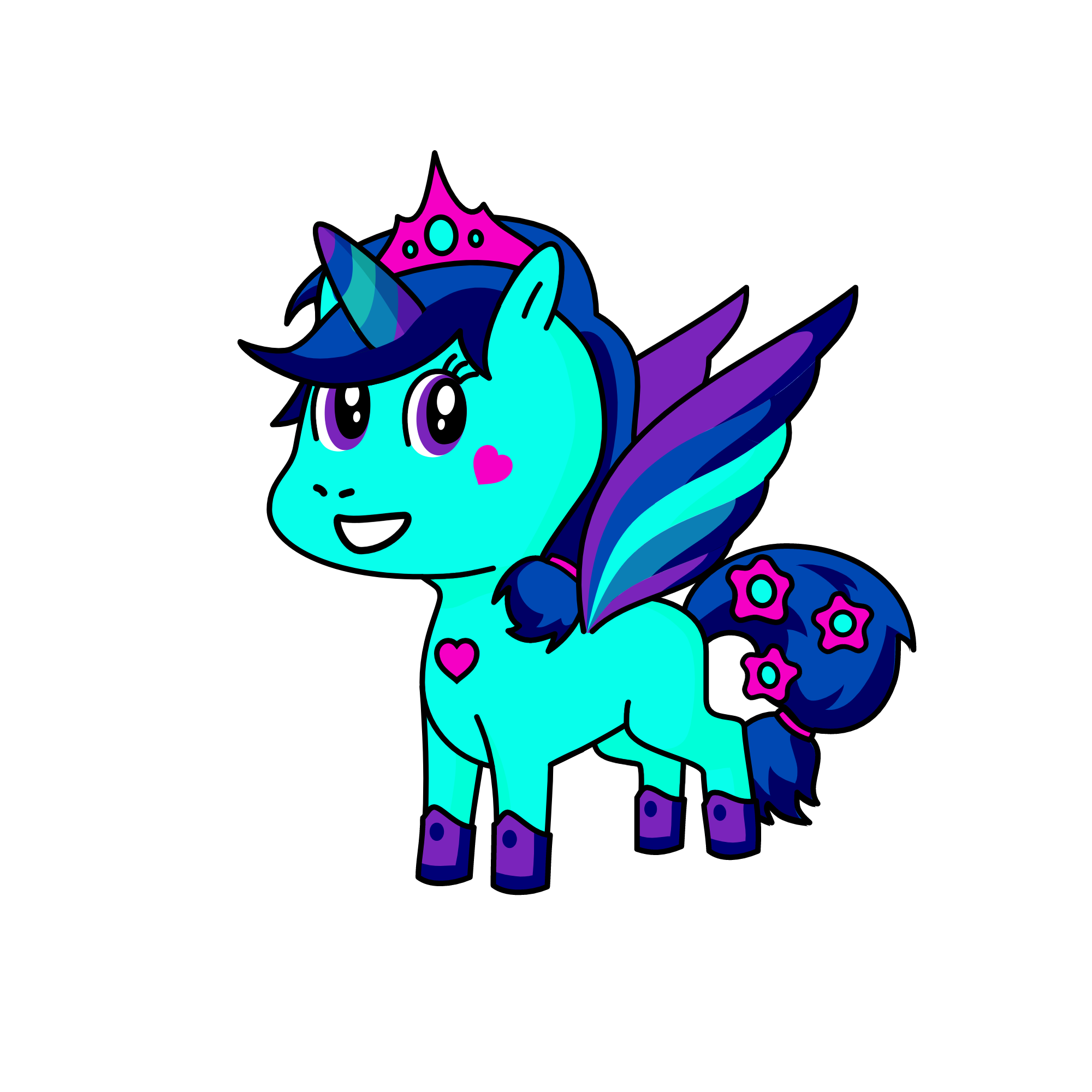 Galaxy Moonie, the unicorn