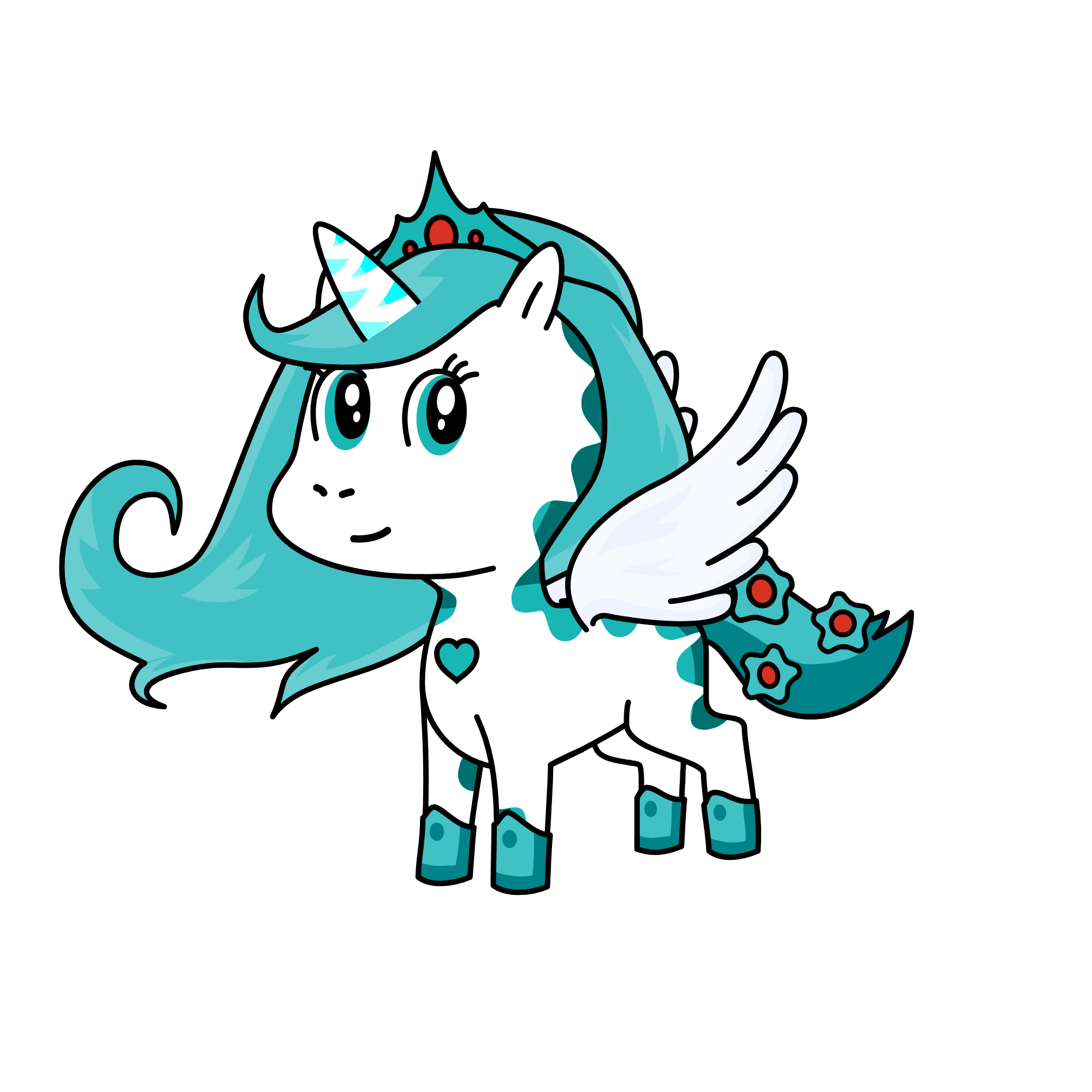 Queen Elsa ❄, the unicorn