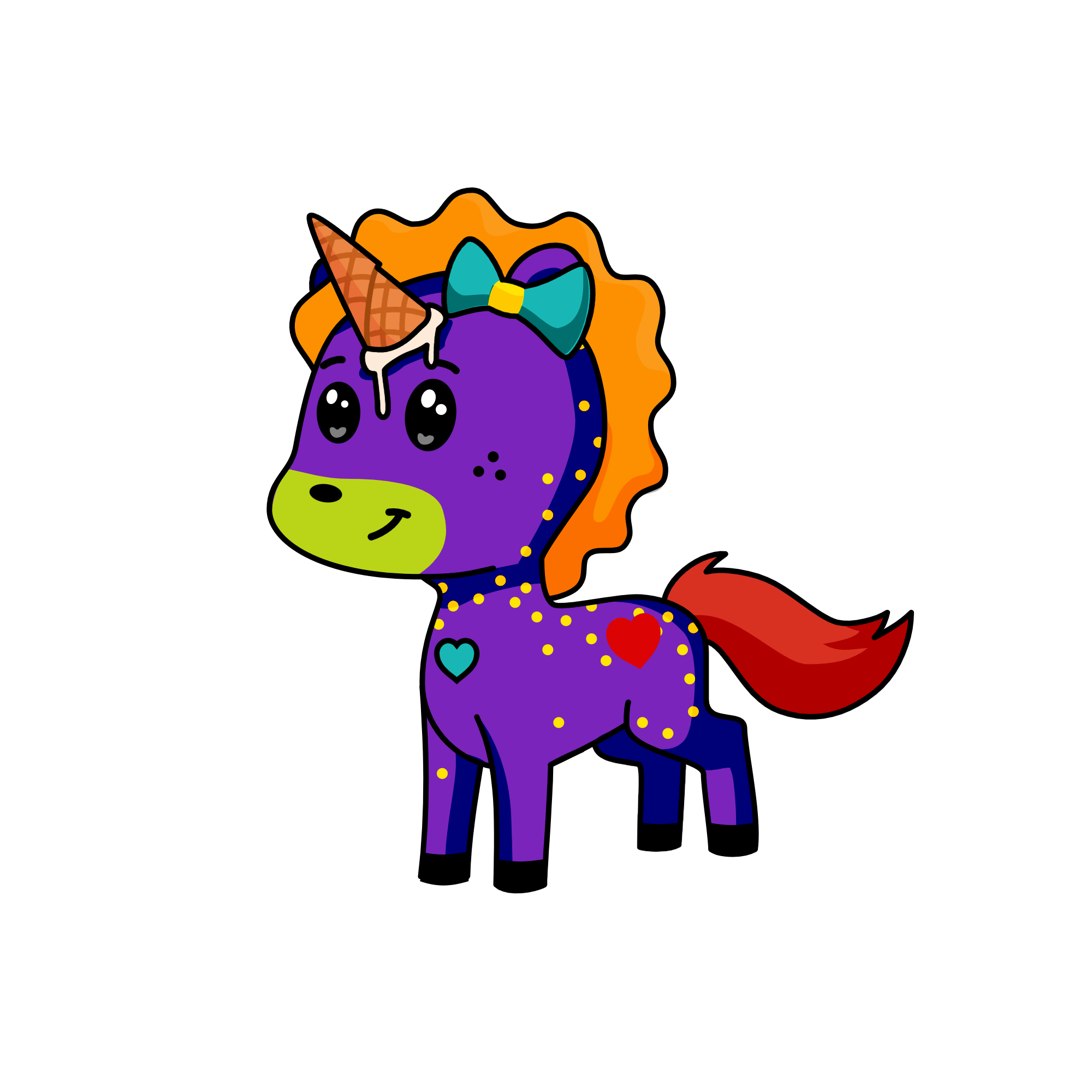 Deviana, the unicorn
