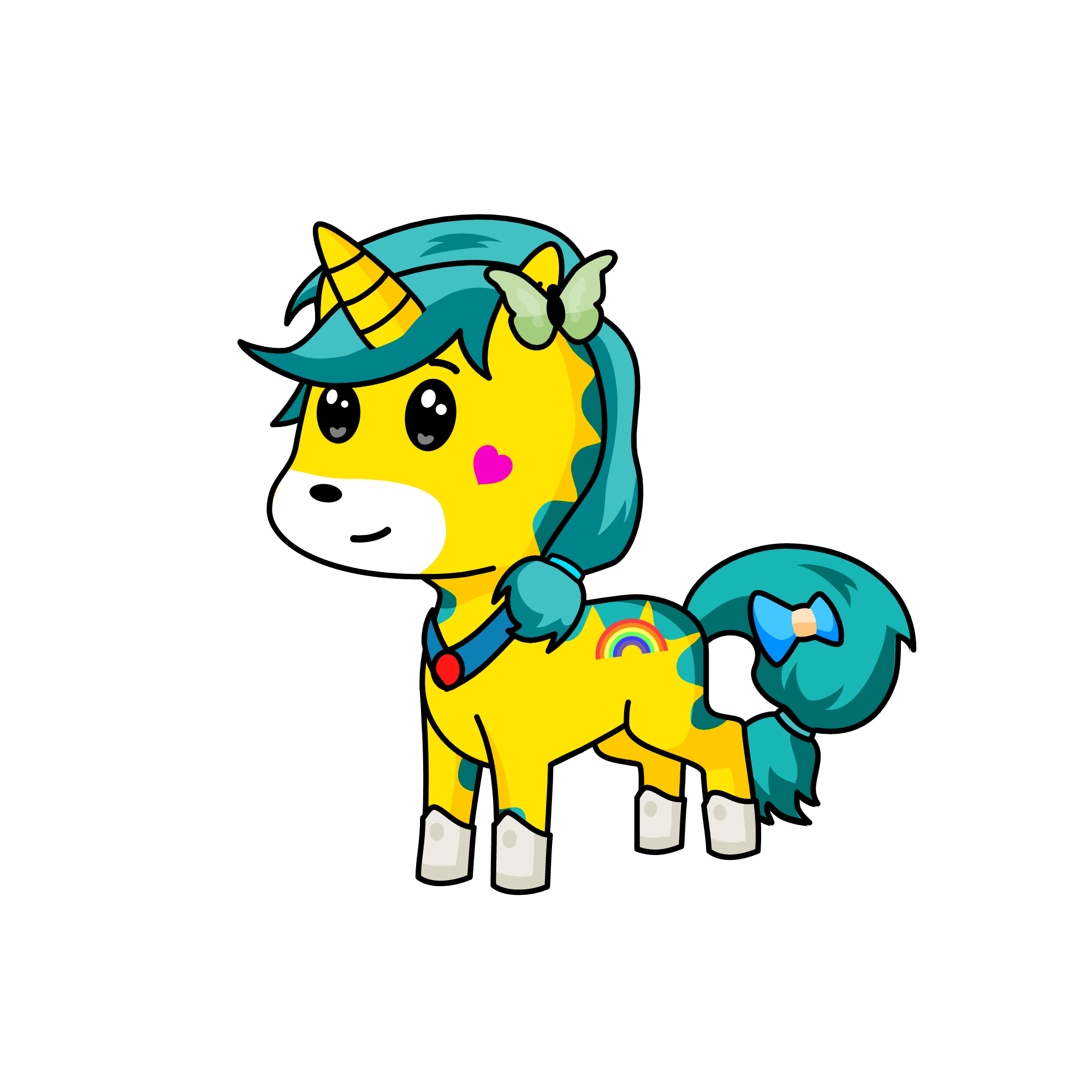 Cutie Rainbow!, the unicorn