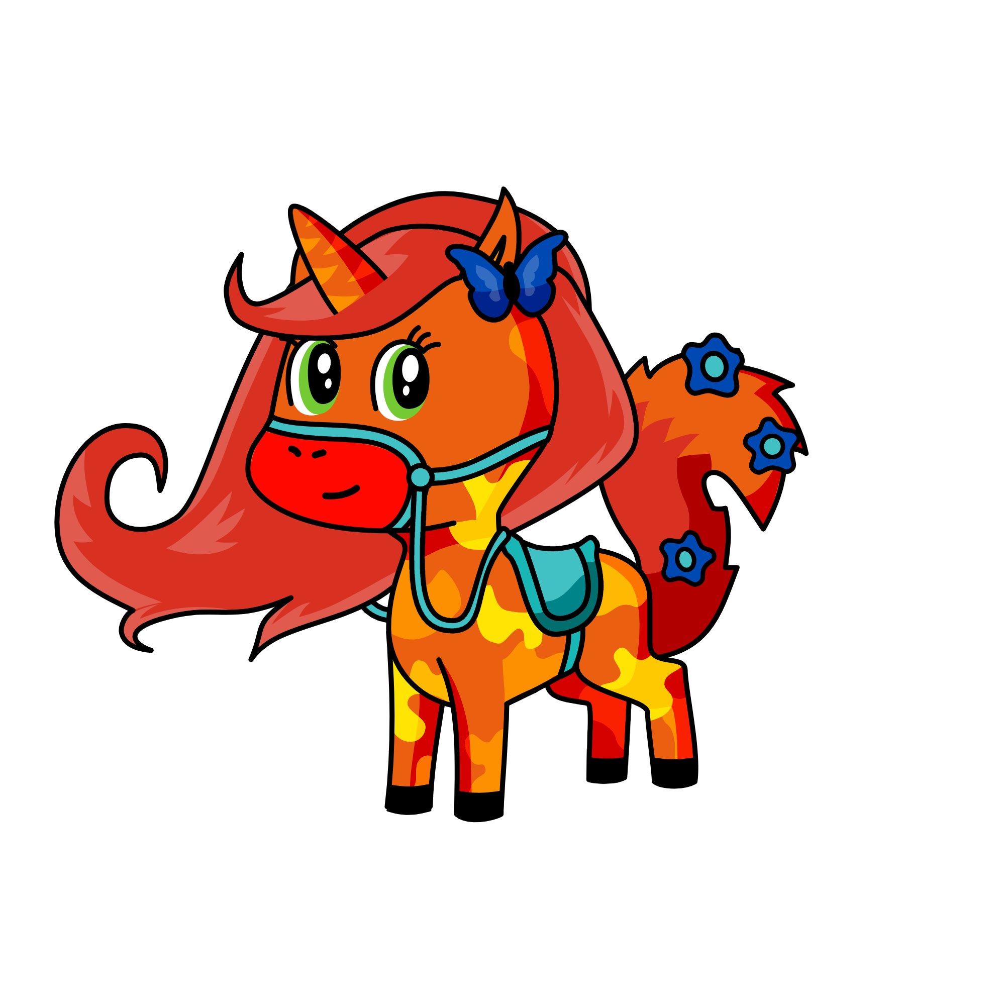 Flamey, the unicorn