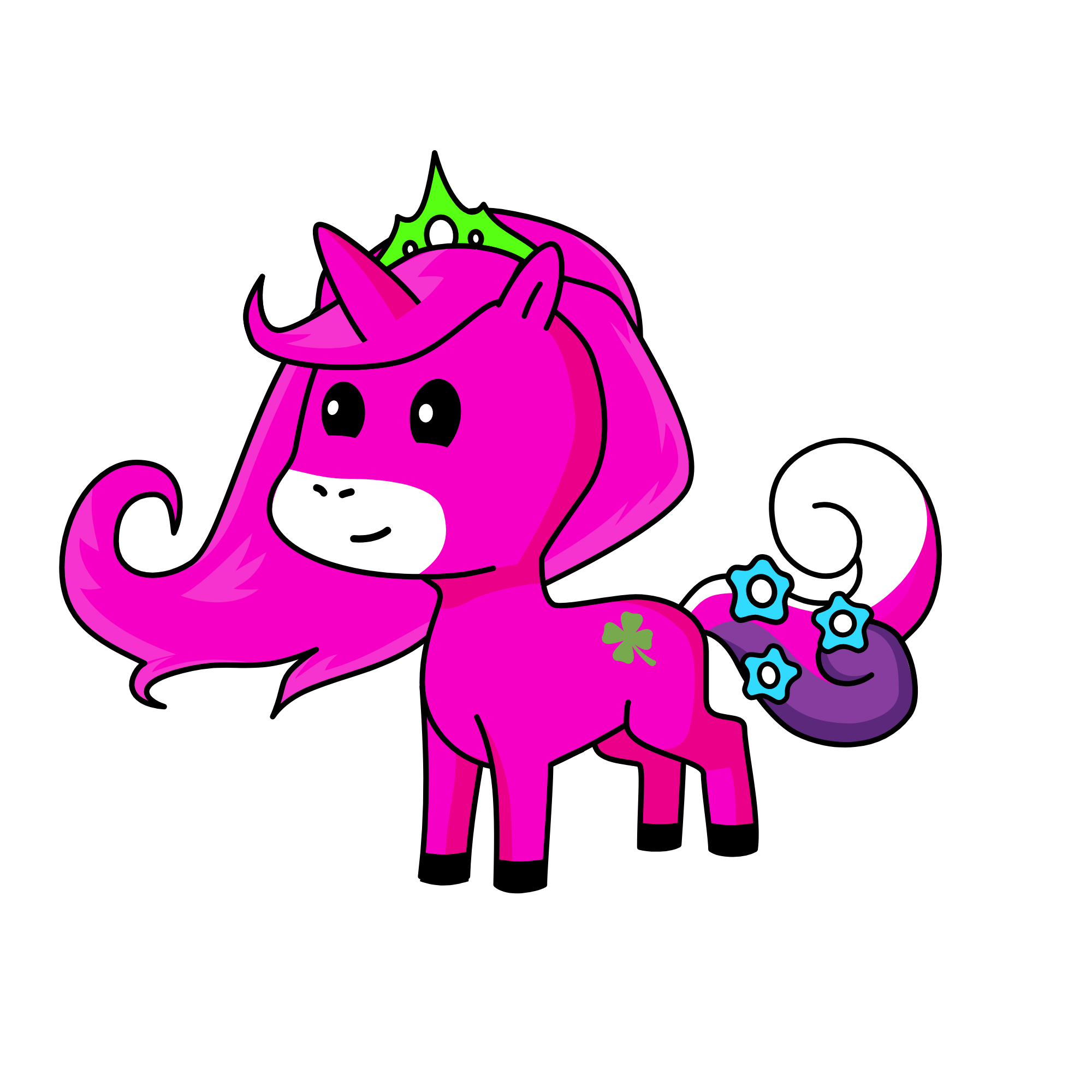 pinkie moon lover monday fan Mom, the unicorn