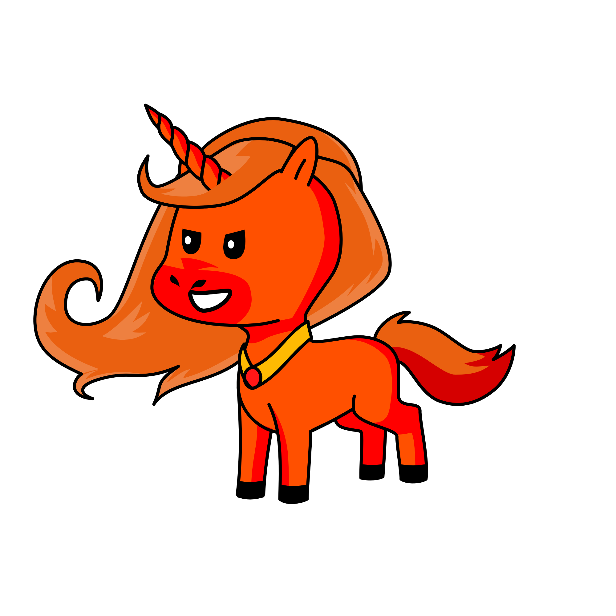 Scarlet, the unicorn