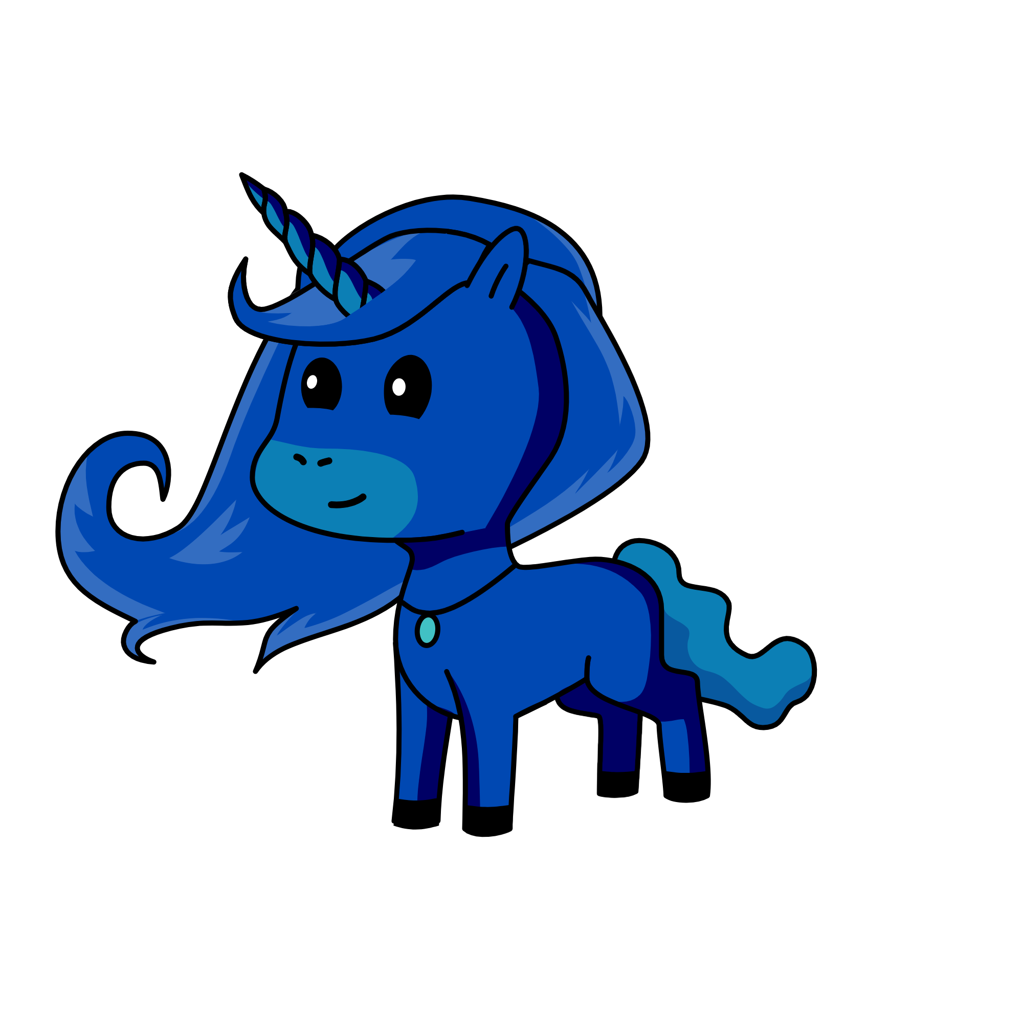 Princess Luna, the unicorn
