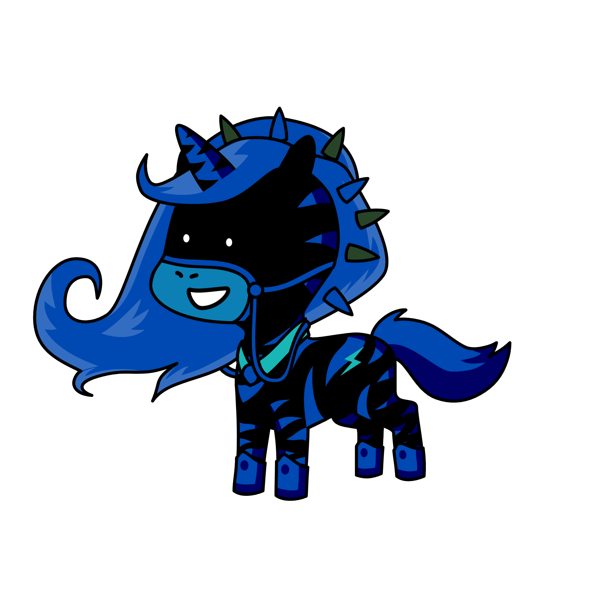 Dark Knight, the unicorn