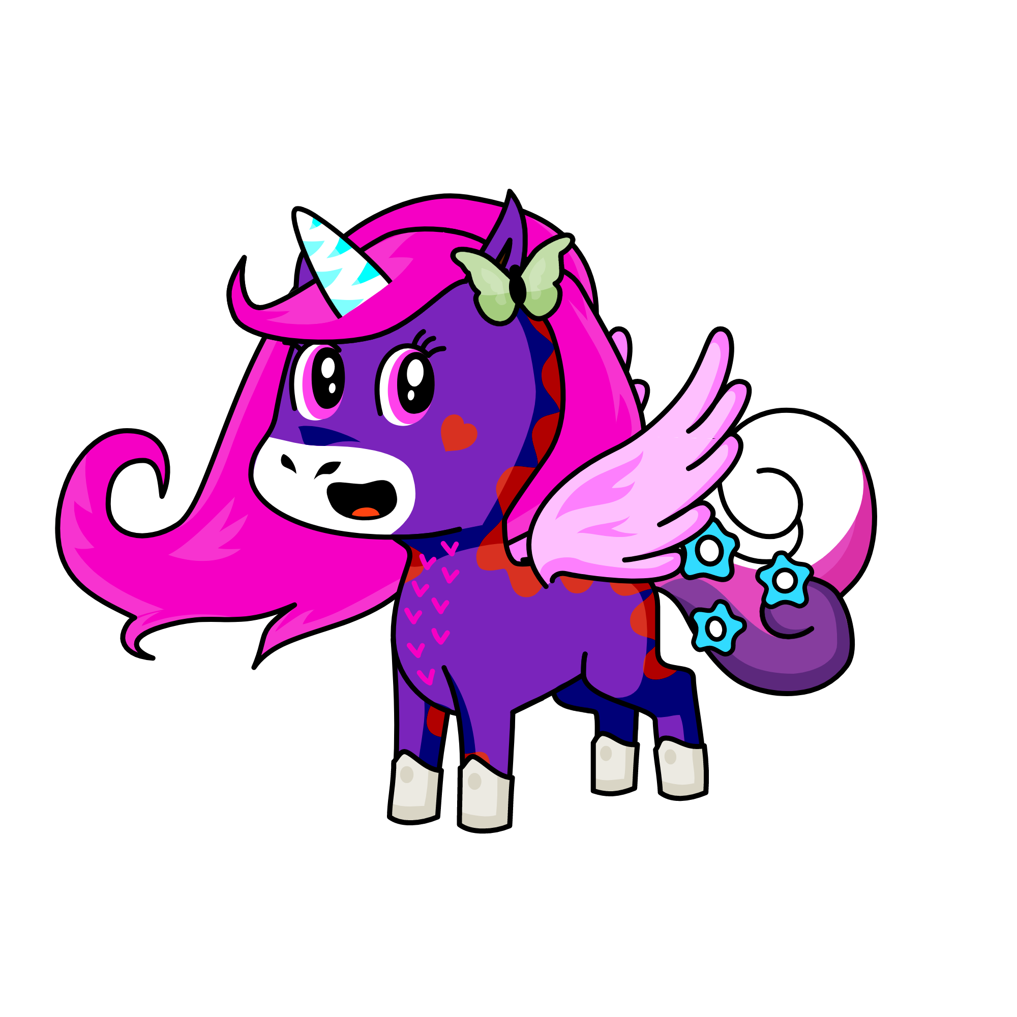 winter love, the unicorn