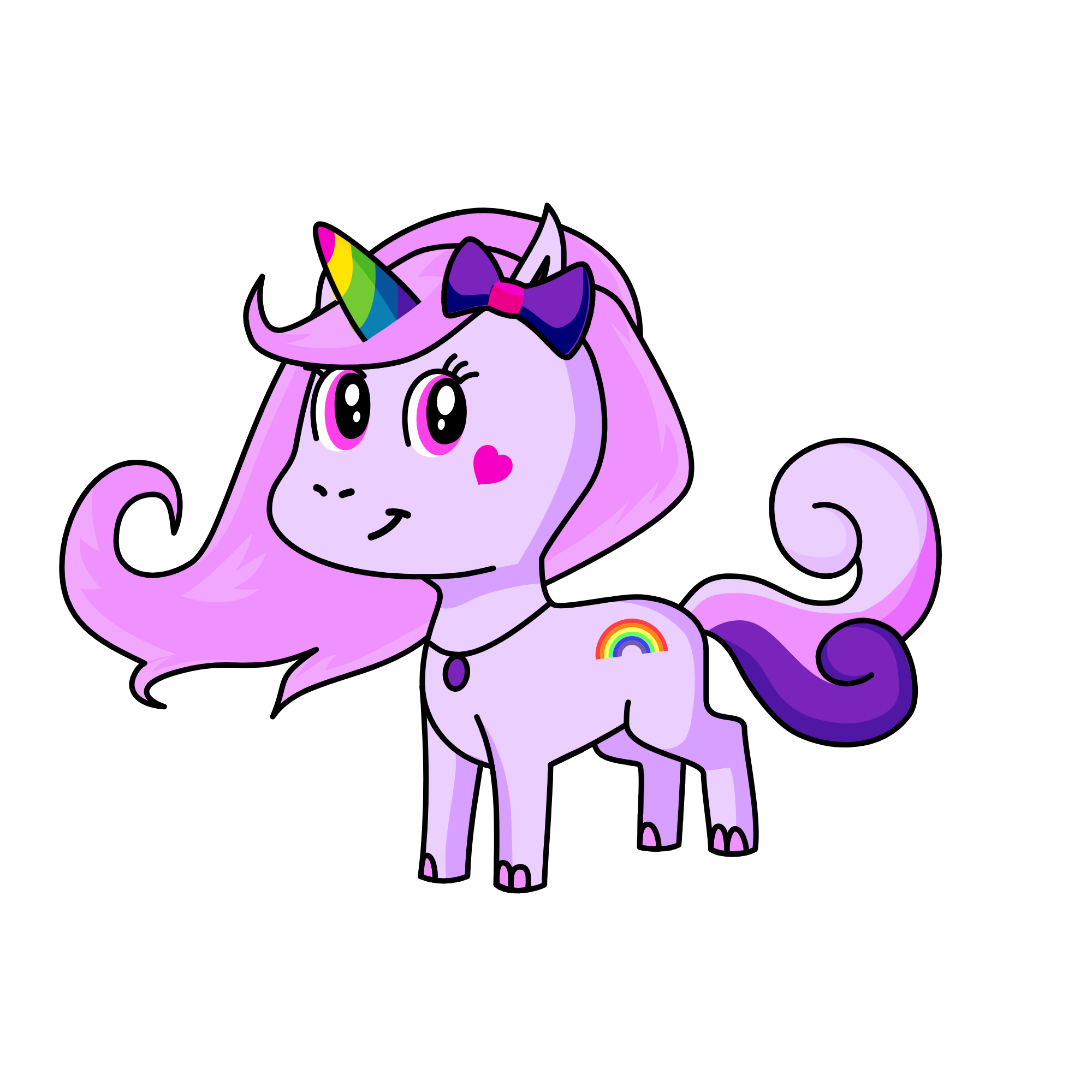Go to school, the unicorn