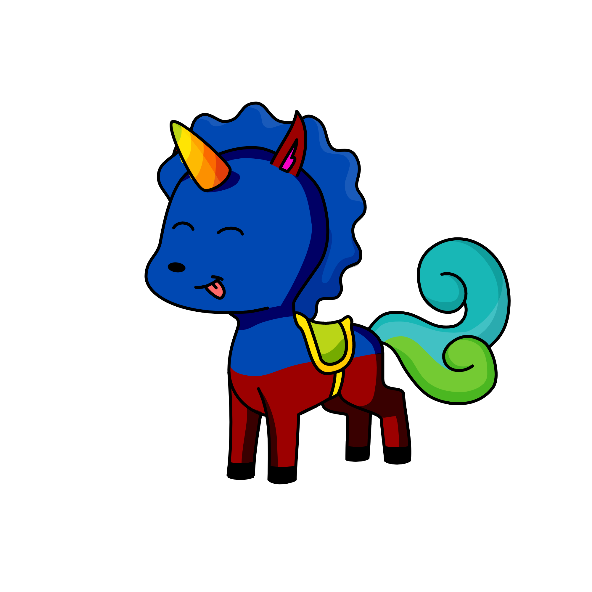 Crazyed, the unicorn