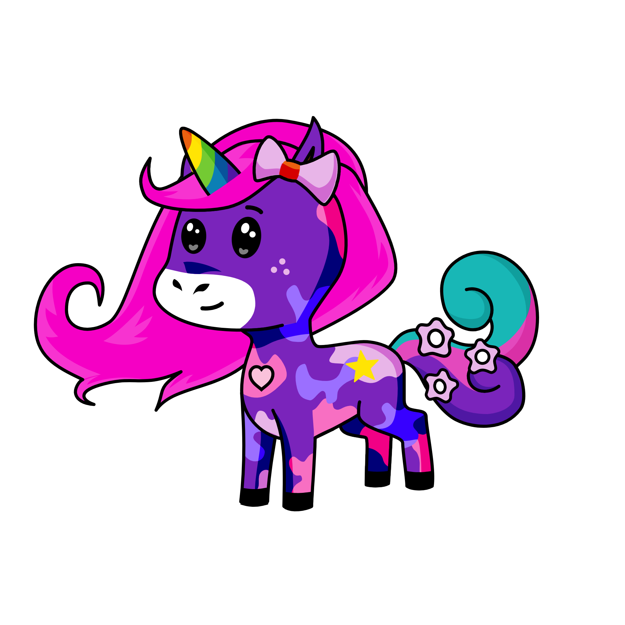 f, the unicorn