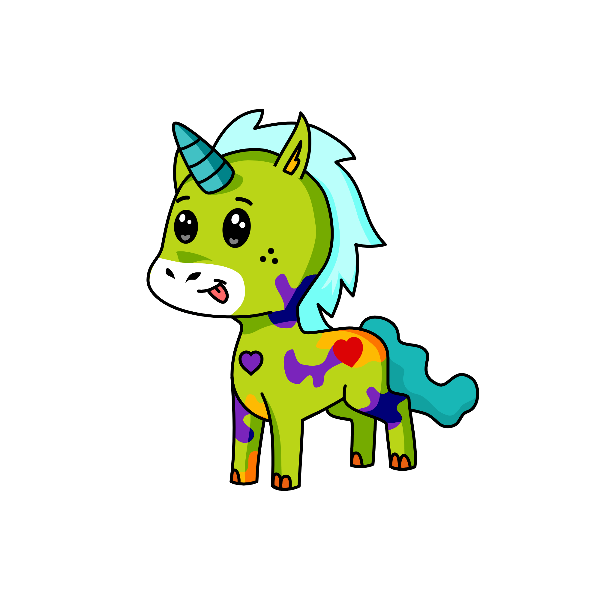 Trick or Treats, the unicorn