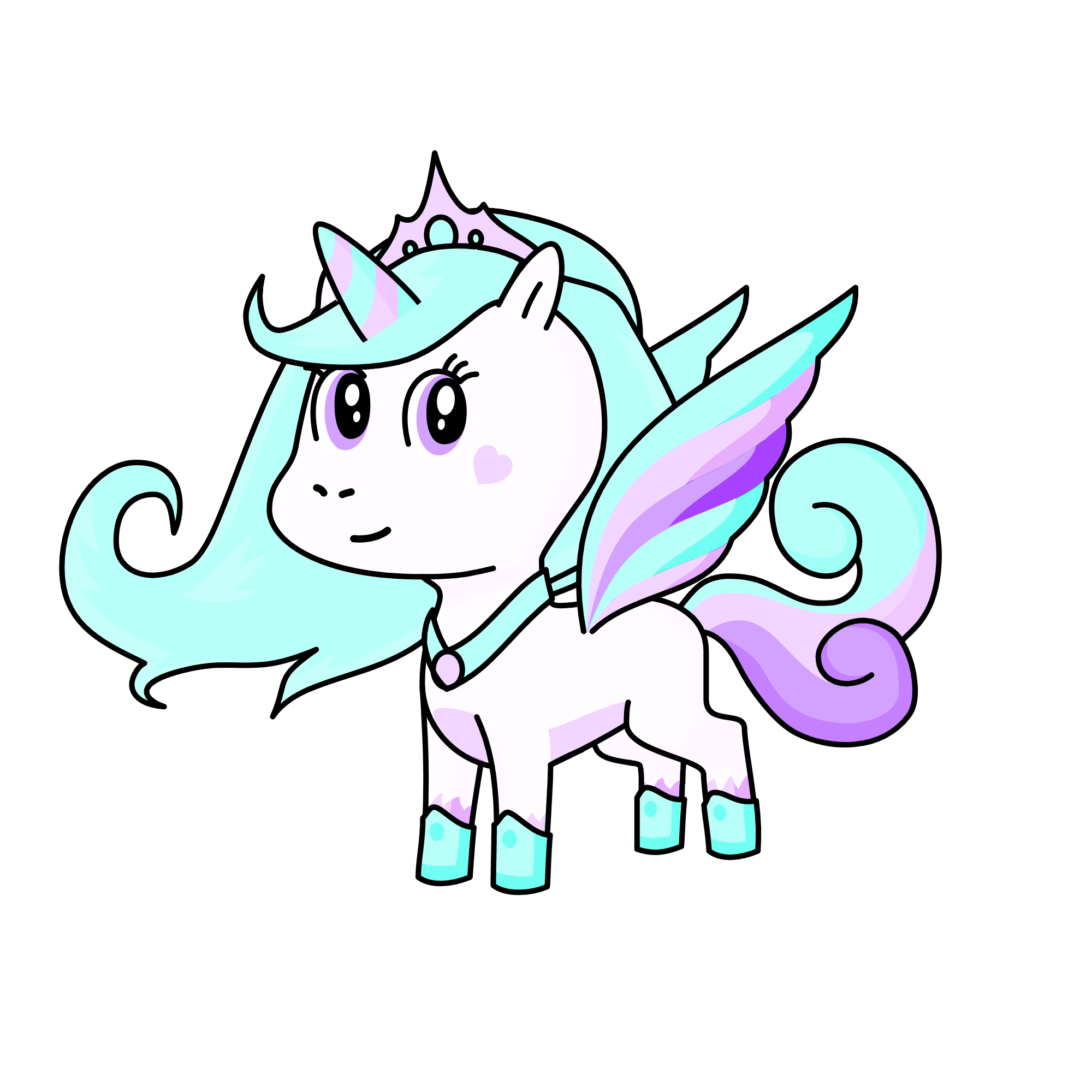 Pastel, the unicorn