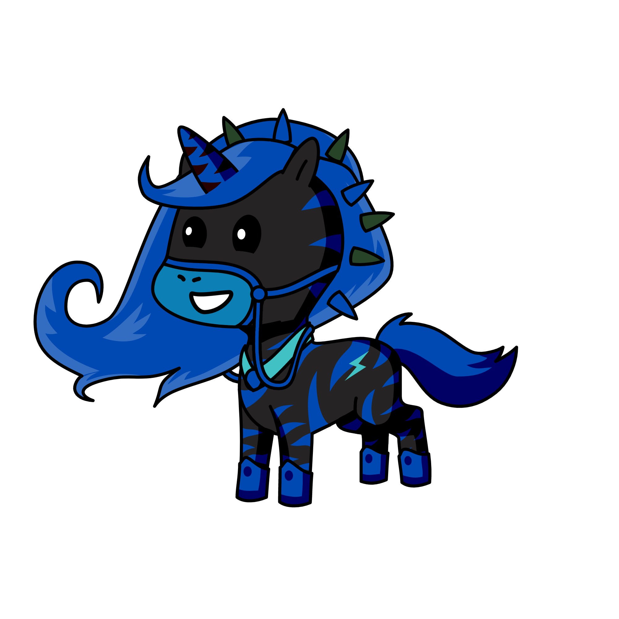 Dark Knight, the unicorn