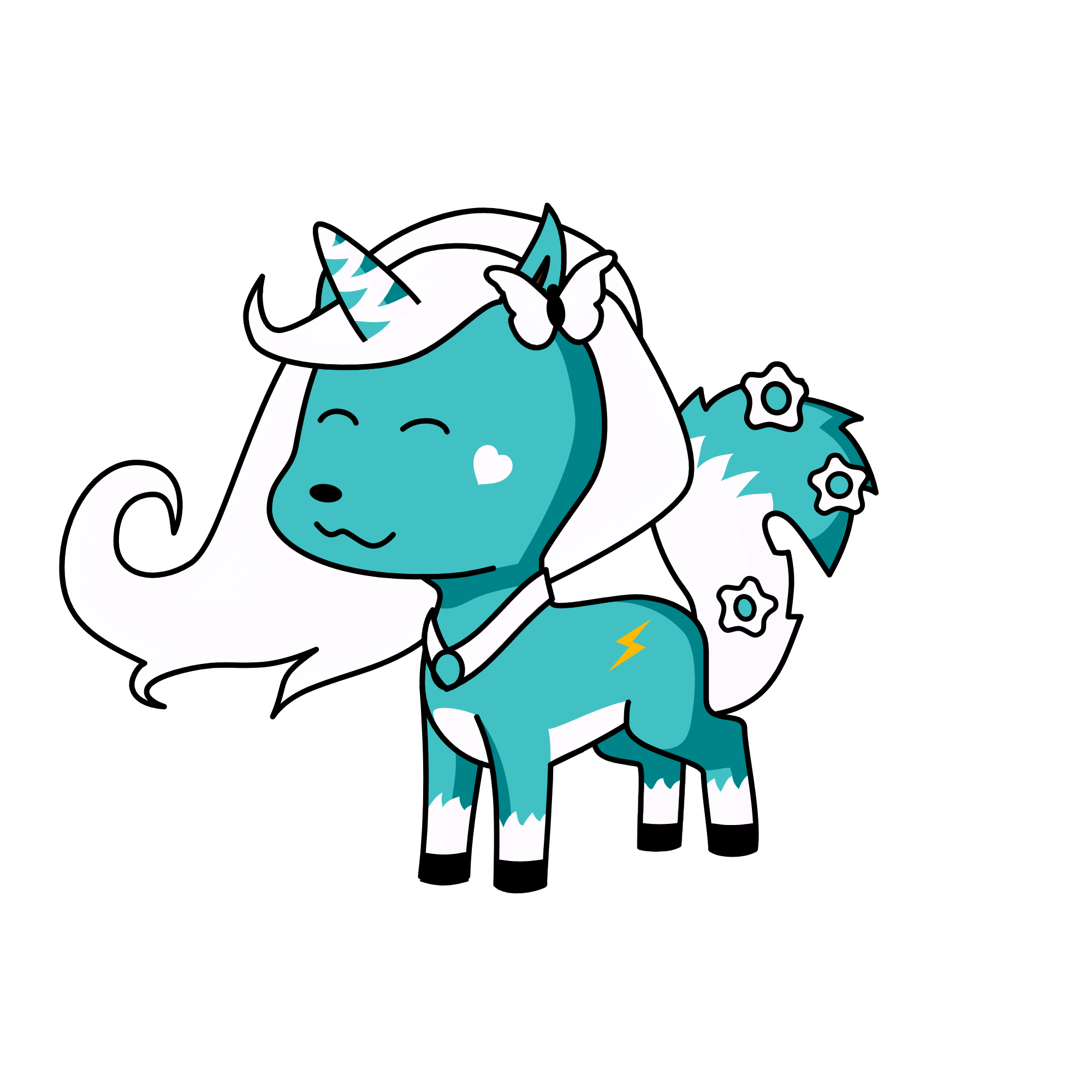 Sunniva, the unicorn