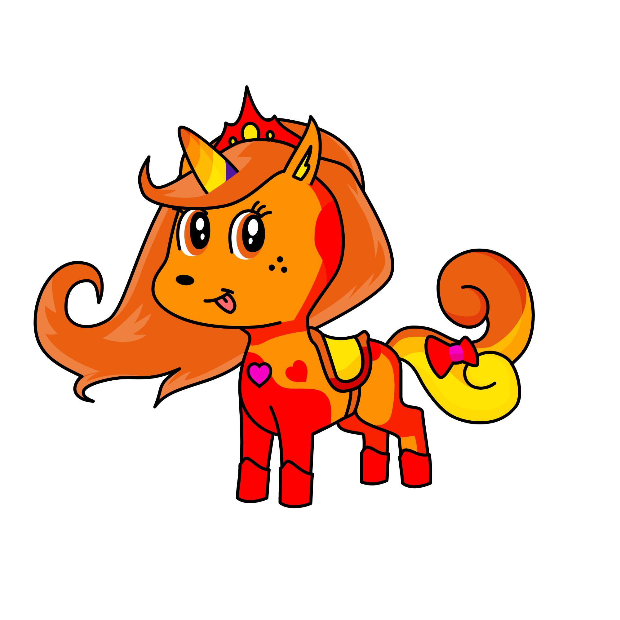 Victoria, the unicorn