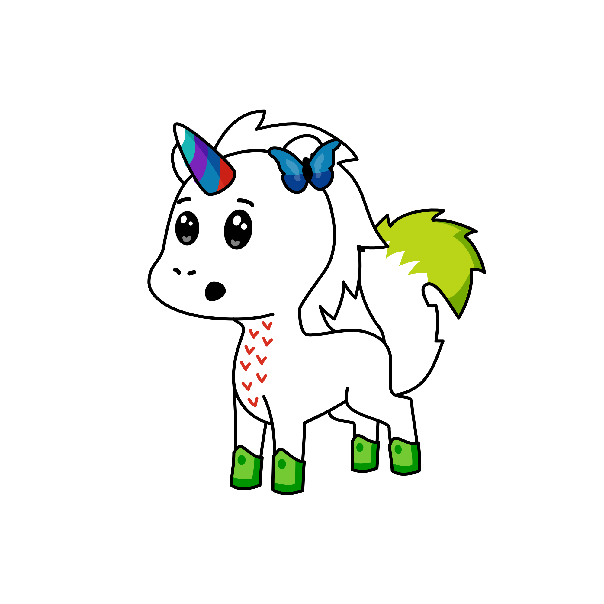 Hi, the unicorn