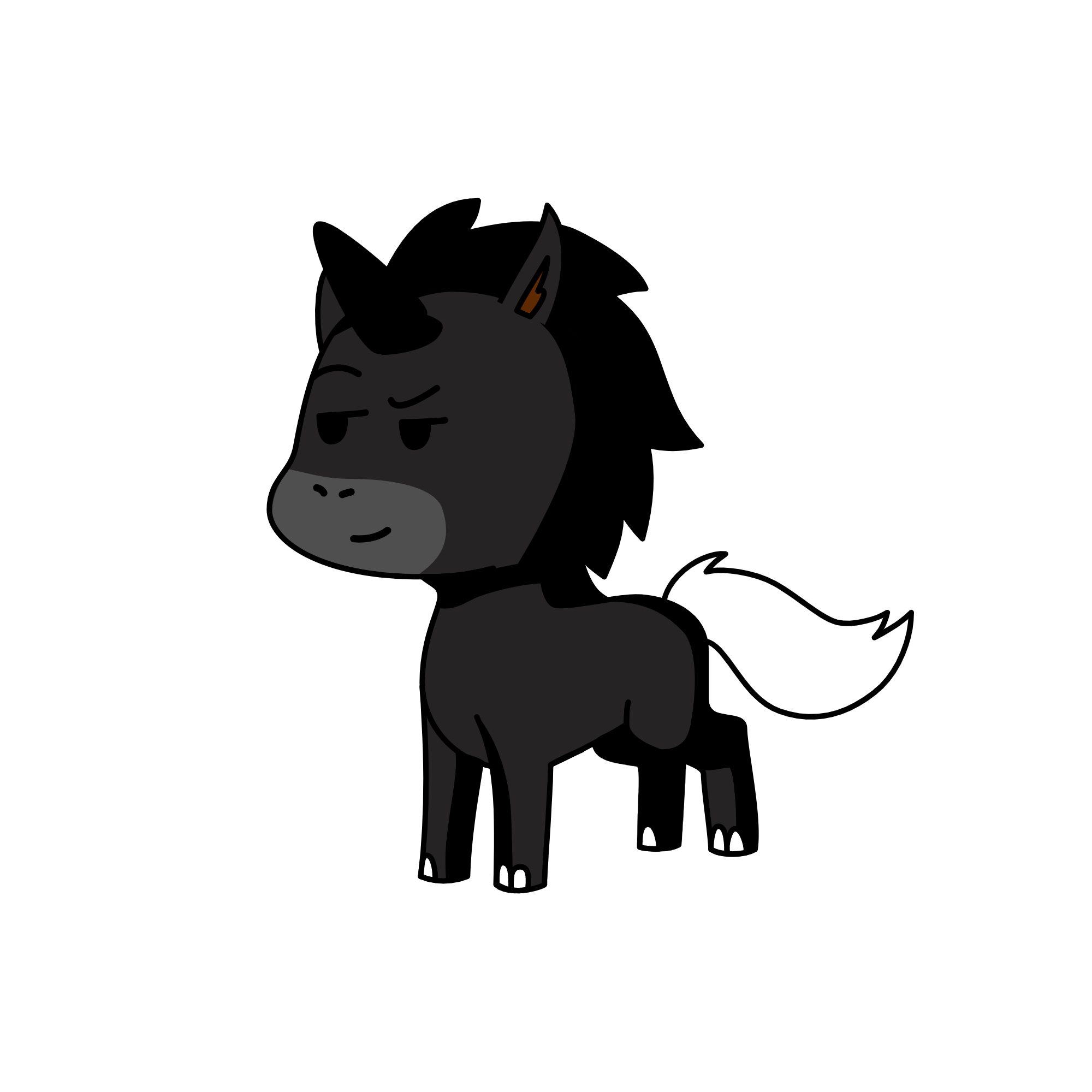 Emo, the unicorn