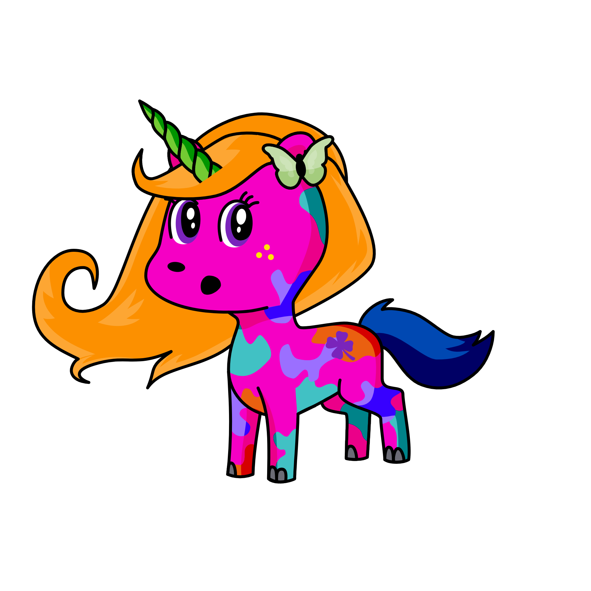 hi, the unicorn