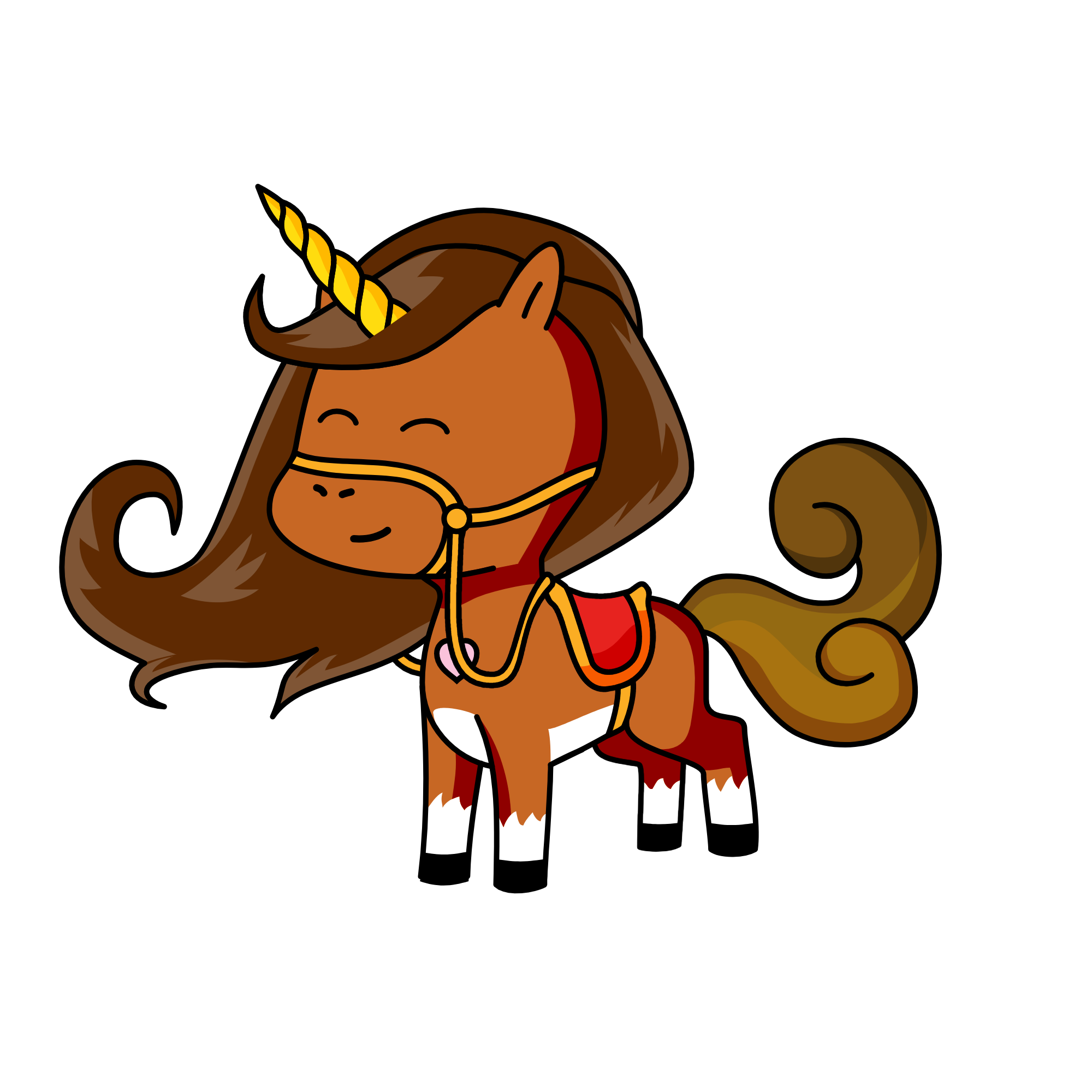 Brownie, the unicorn