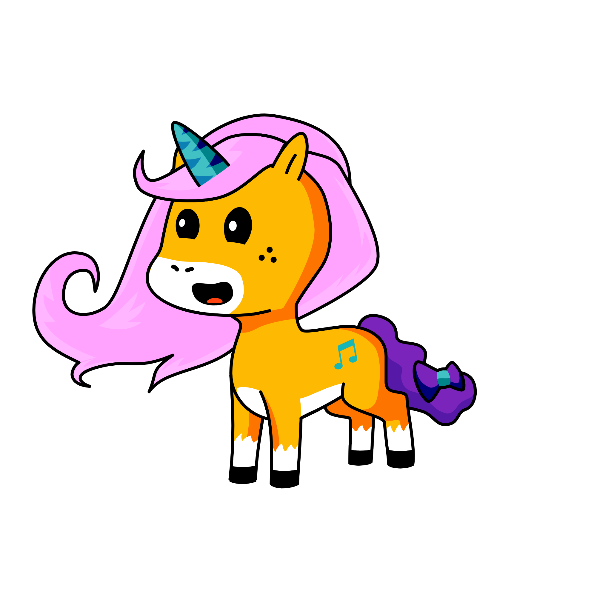 : ), the unicorn