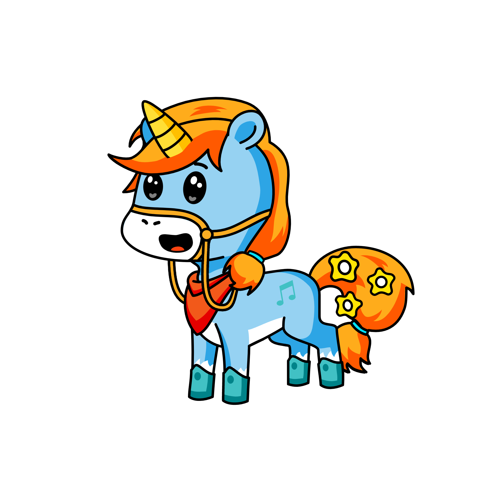 h, the unicorn