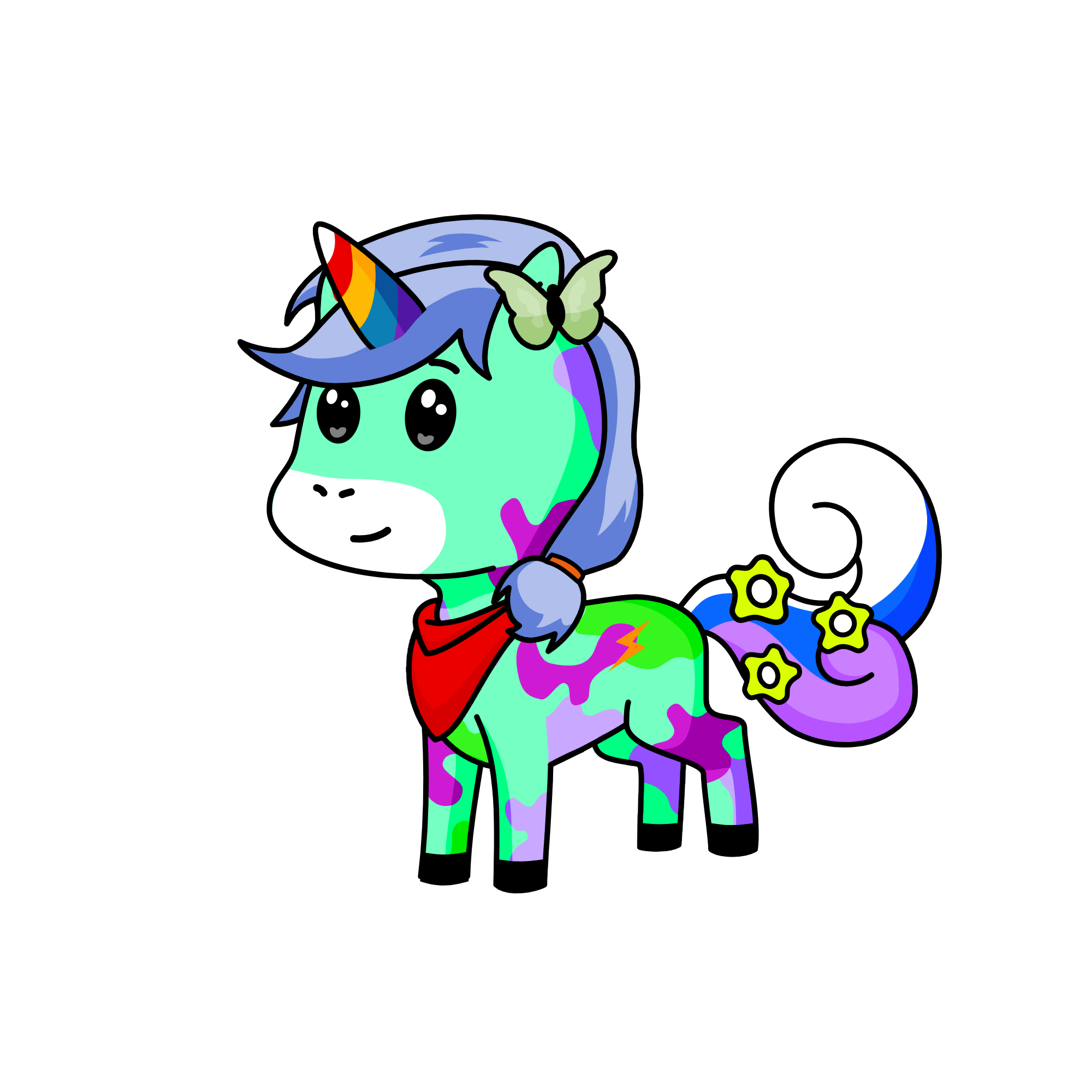 Cupcake, the unicorn