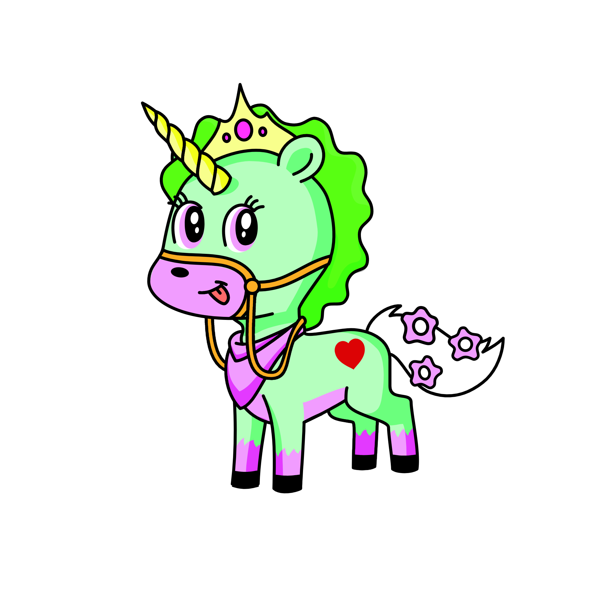 Abbie Dabbie, the unicorn