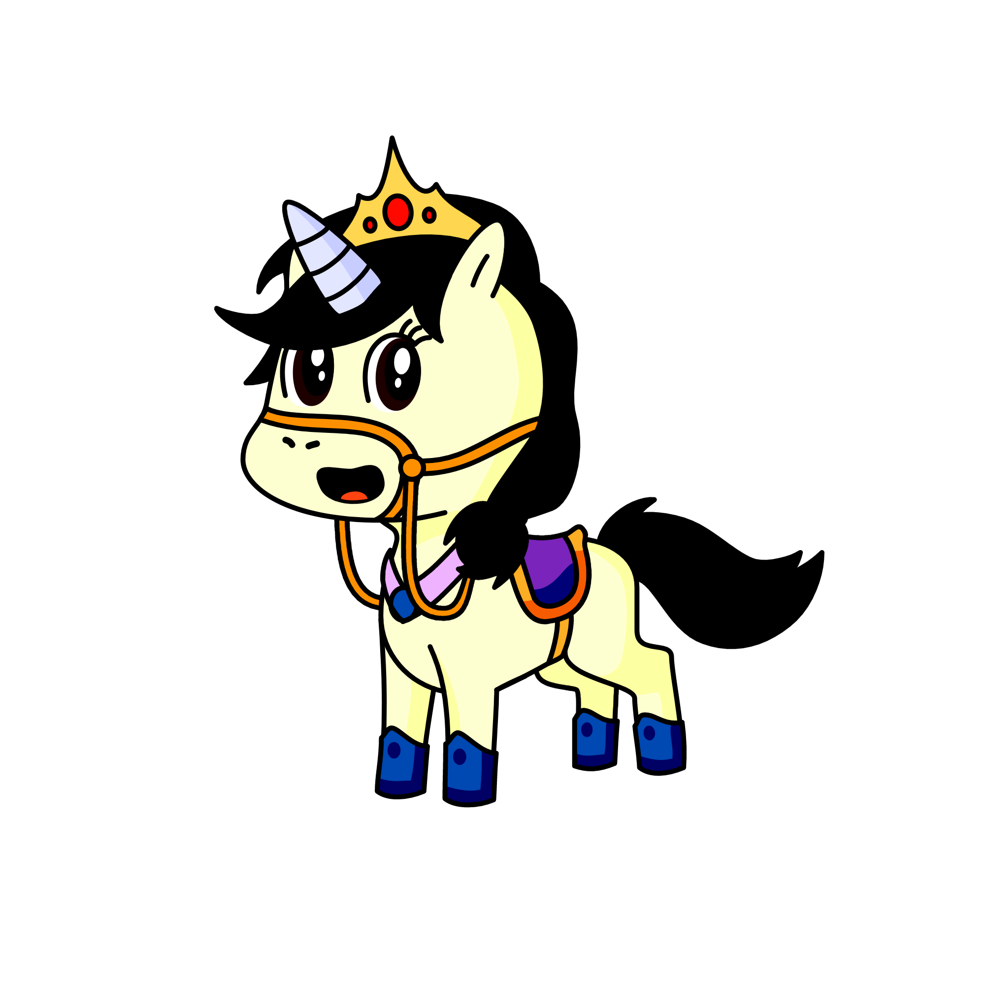 Princess Rosabelle, the unicorn