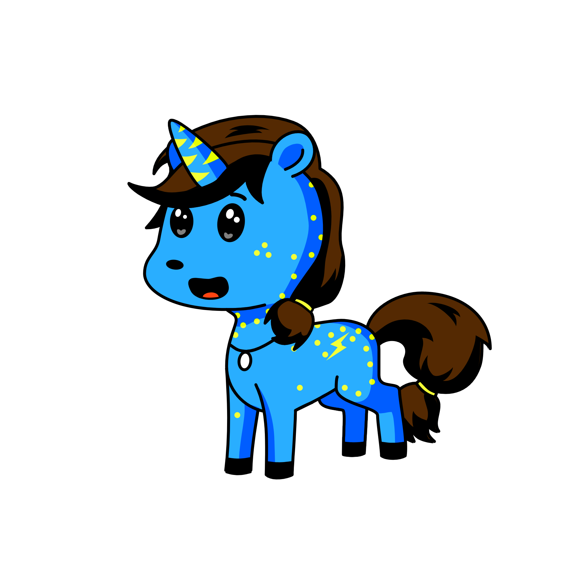 Lightning, the unicorn