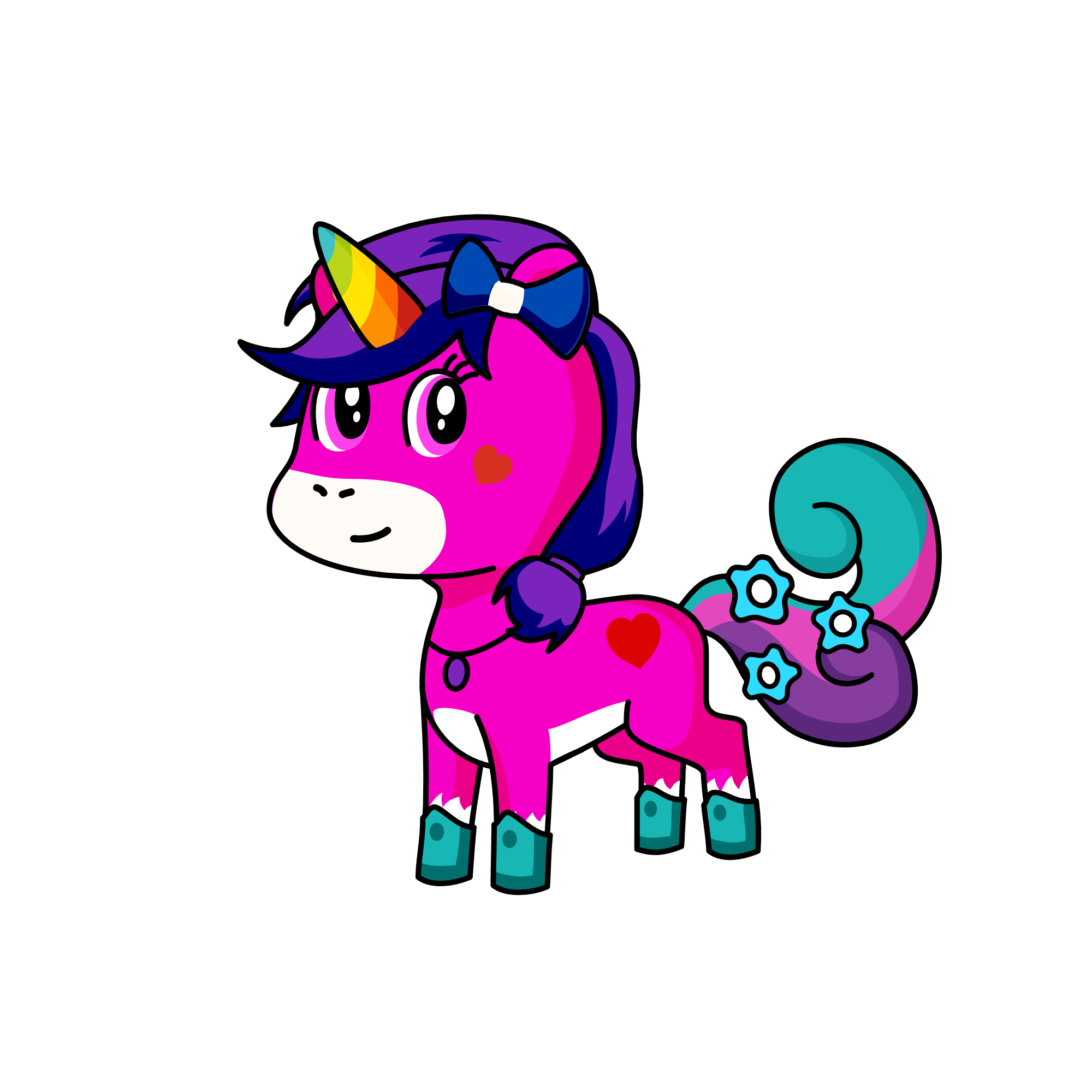 Cloudia, the unicorn