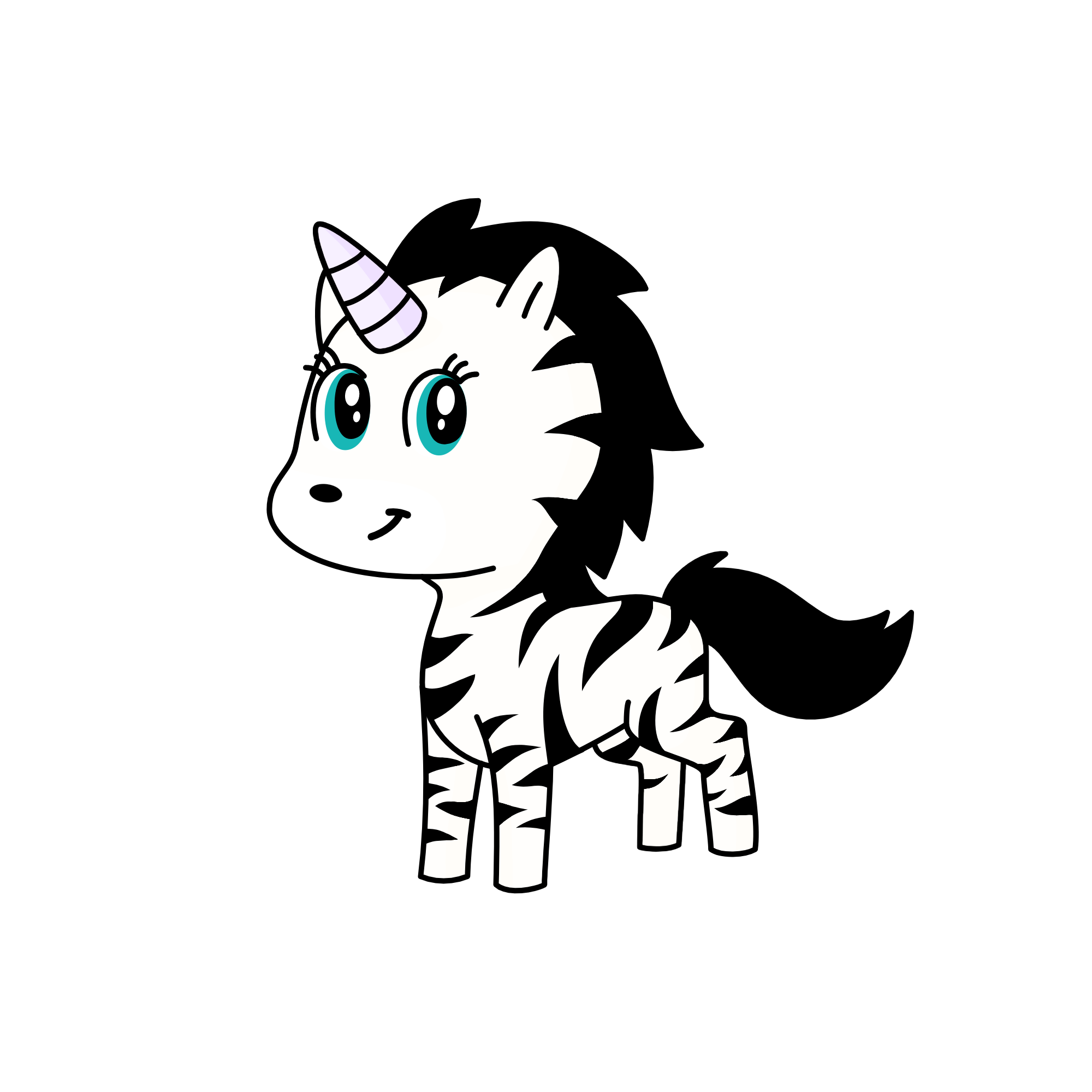 Zebbyy, the unicorn