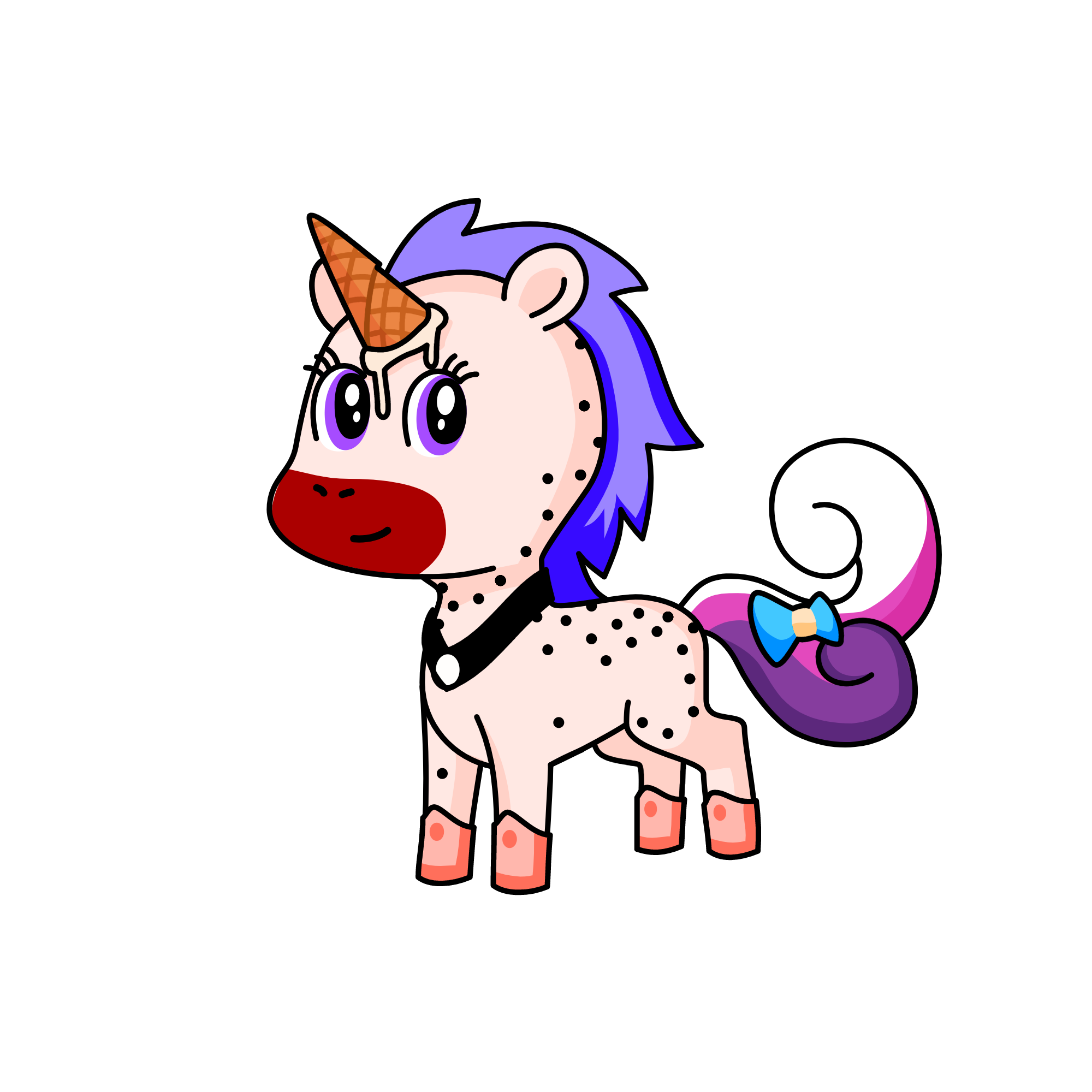 creamy cookie candy, the unicorn