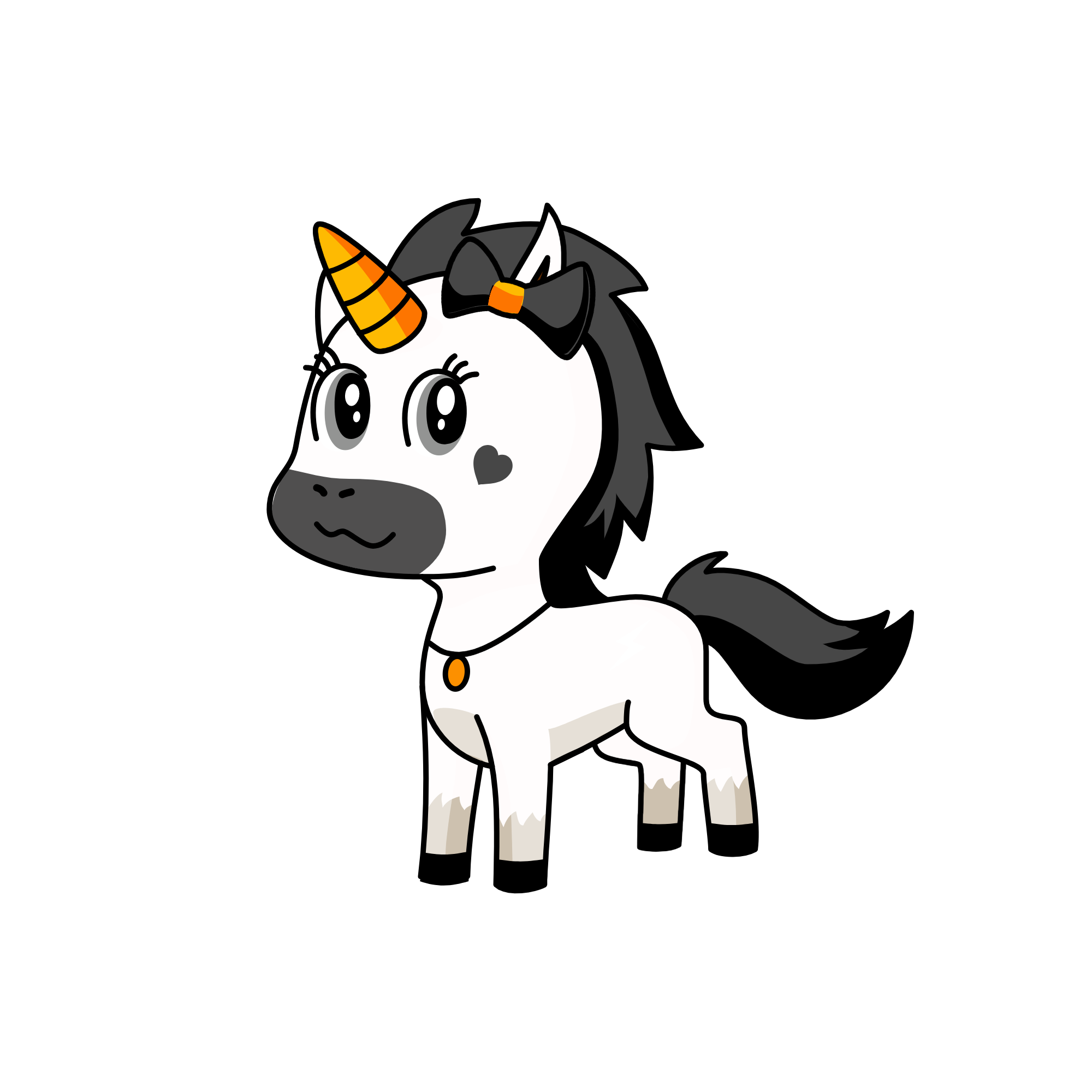 Kiki Smoldercorn, the unicorn