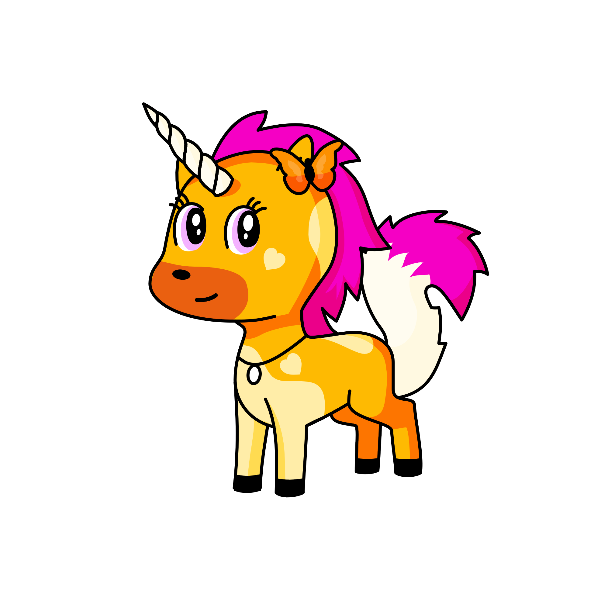 pinky, the unicorn