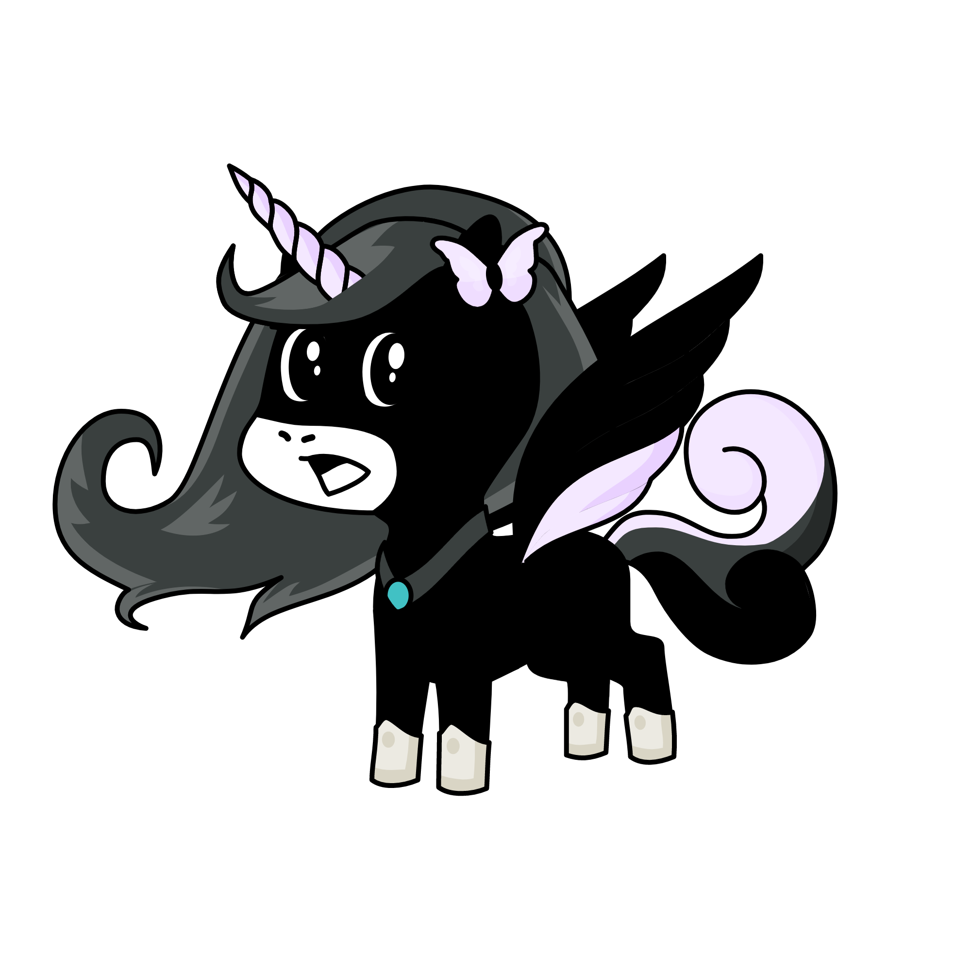 LUS  NEGRA, the unicorn