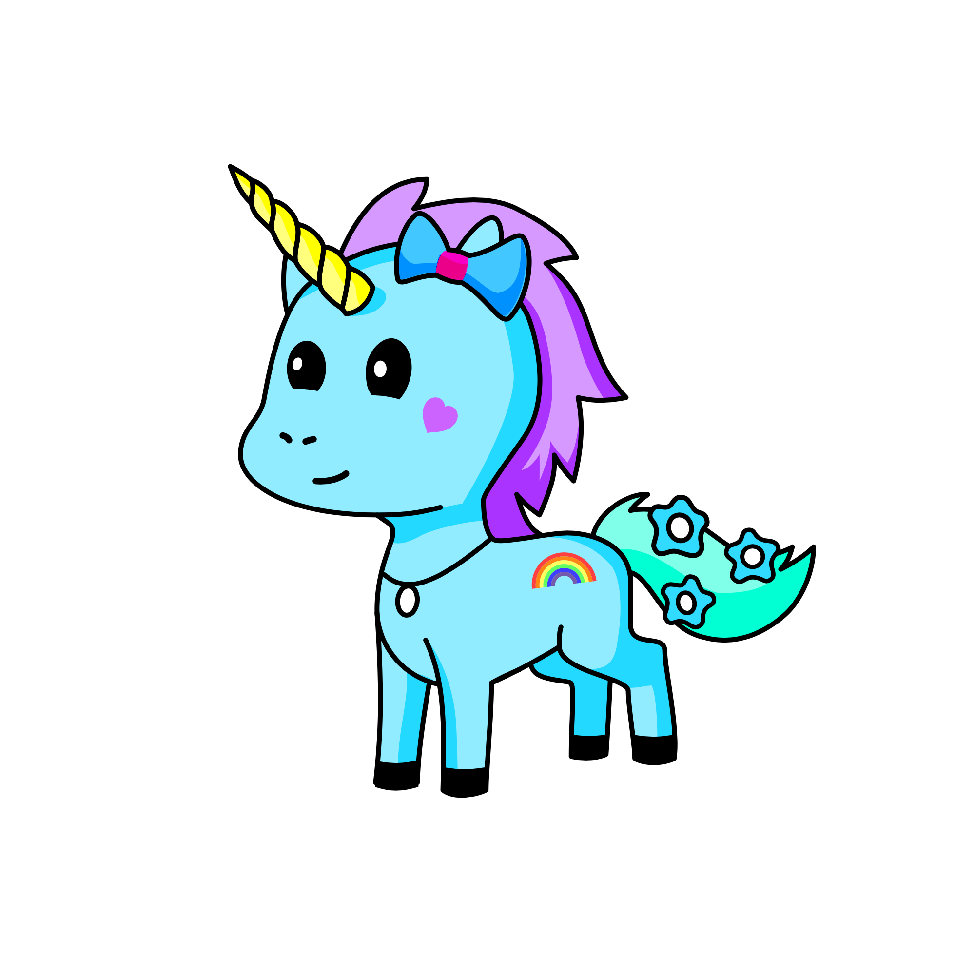 Pixie, the unicorn