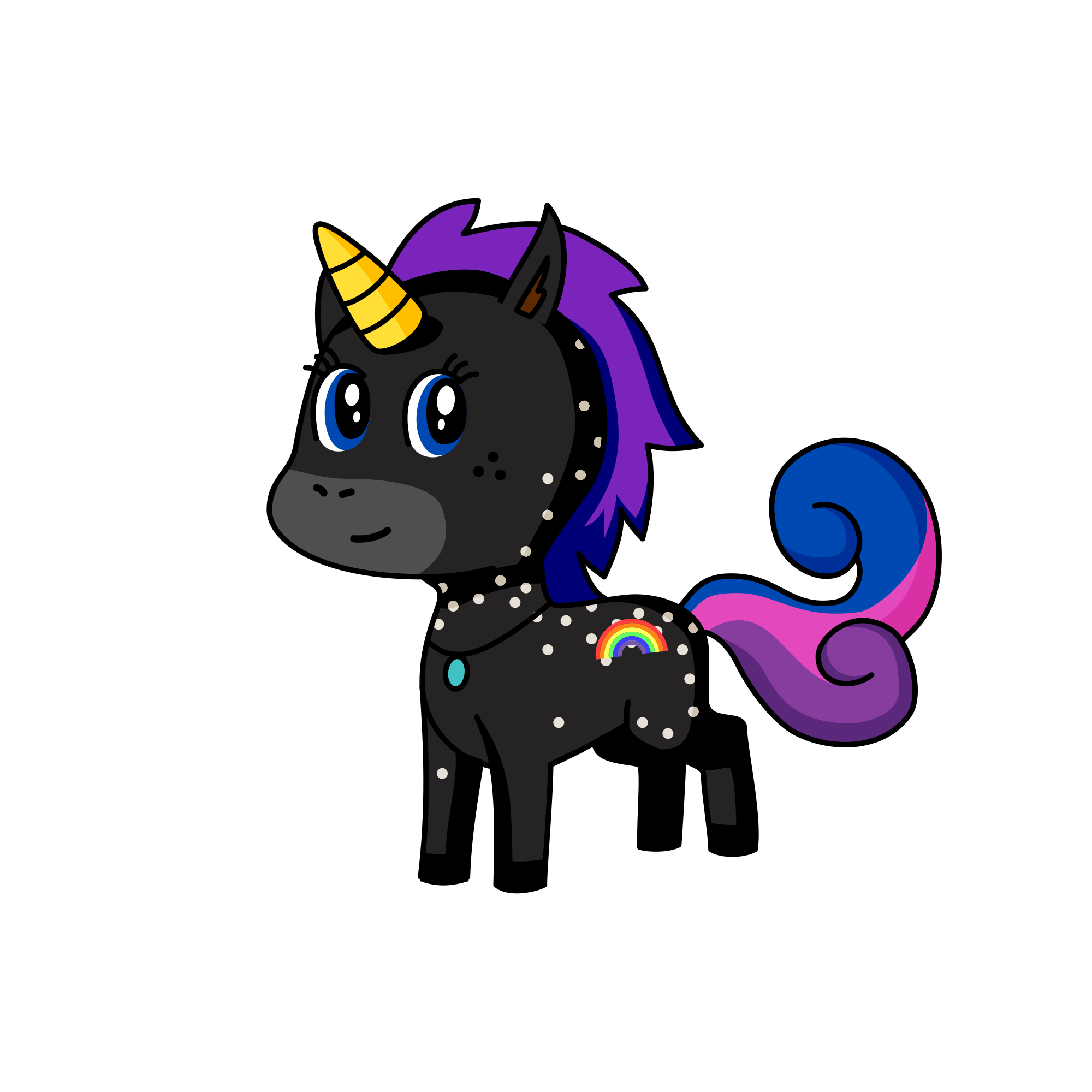 Snowy, the unicorn