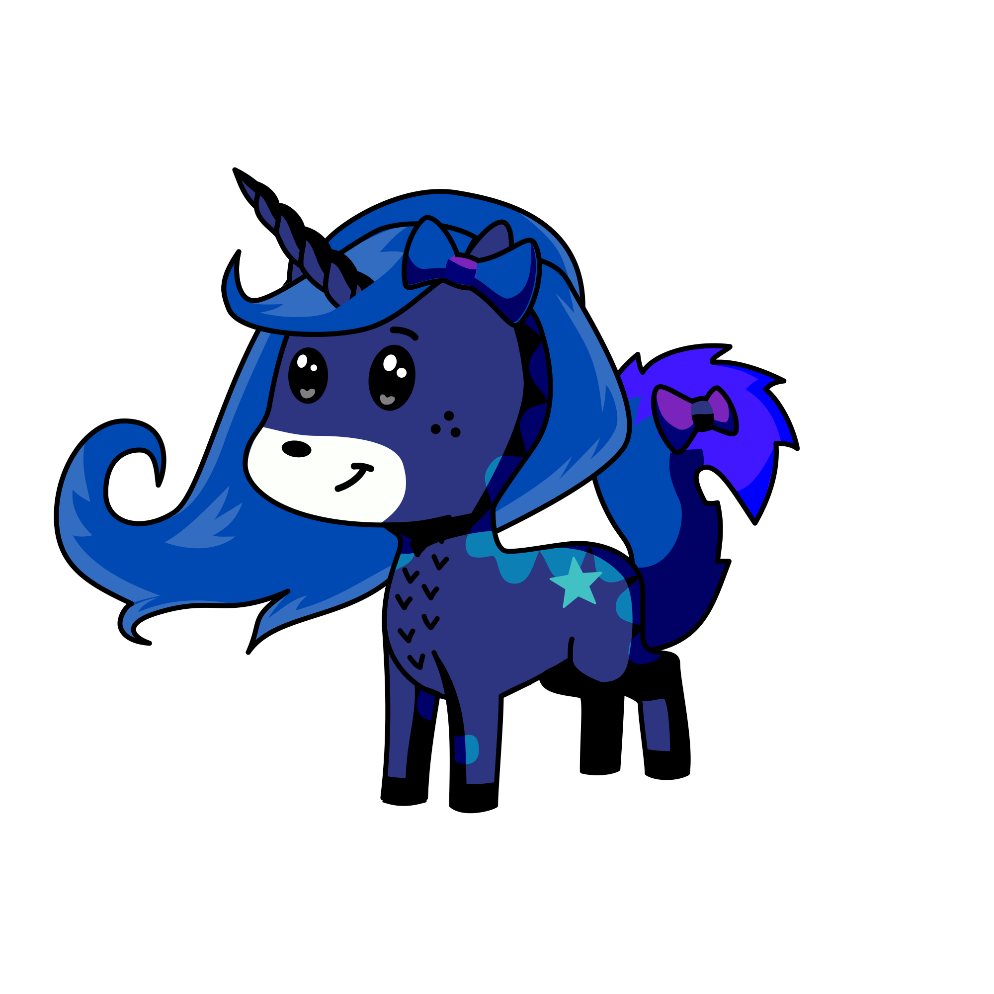Luna, the unicorn