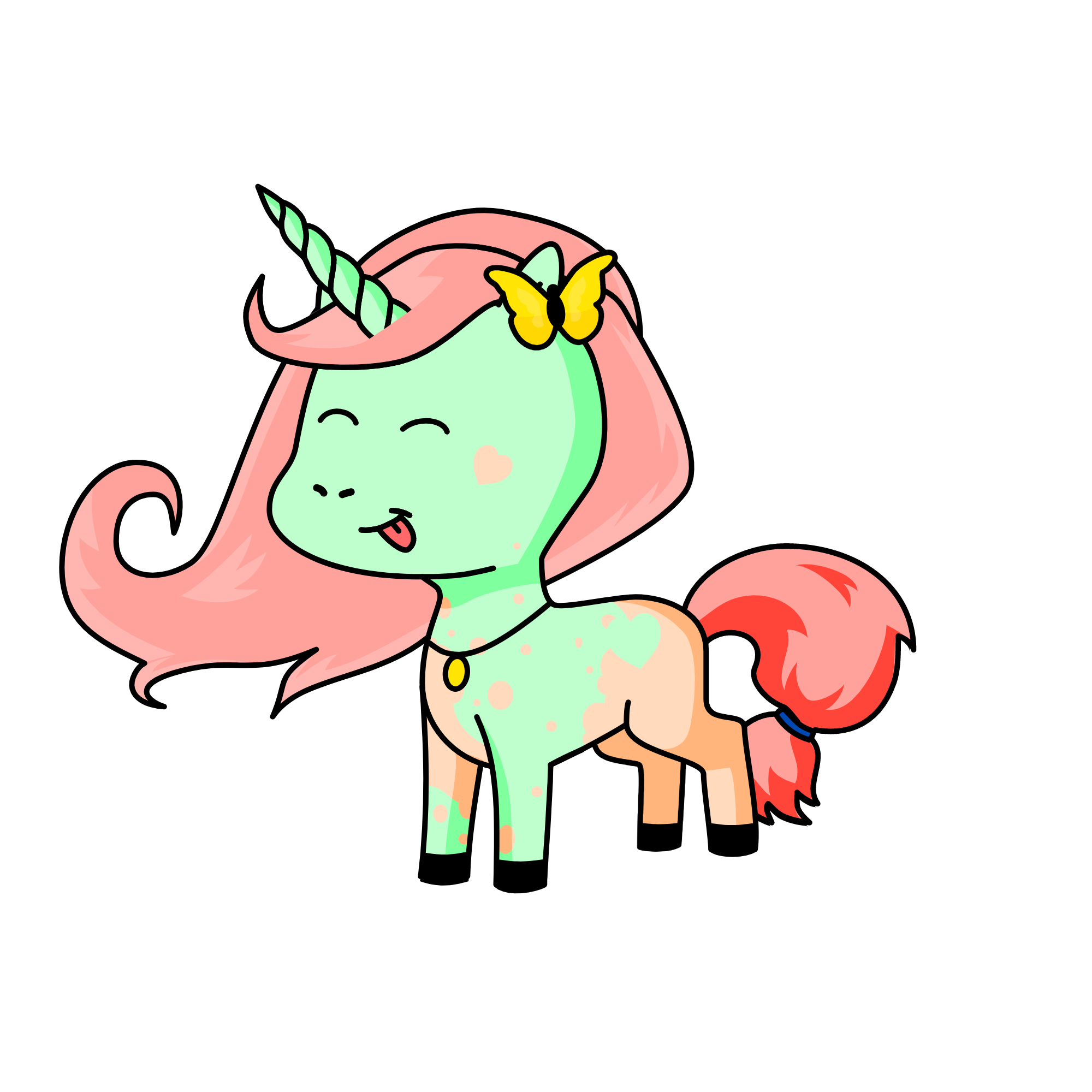 Splotto Mc. Butter, the unicorn