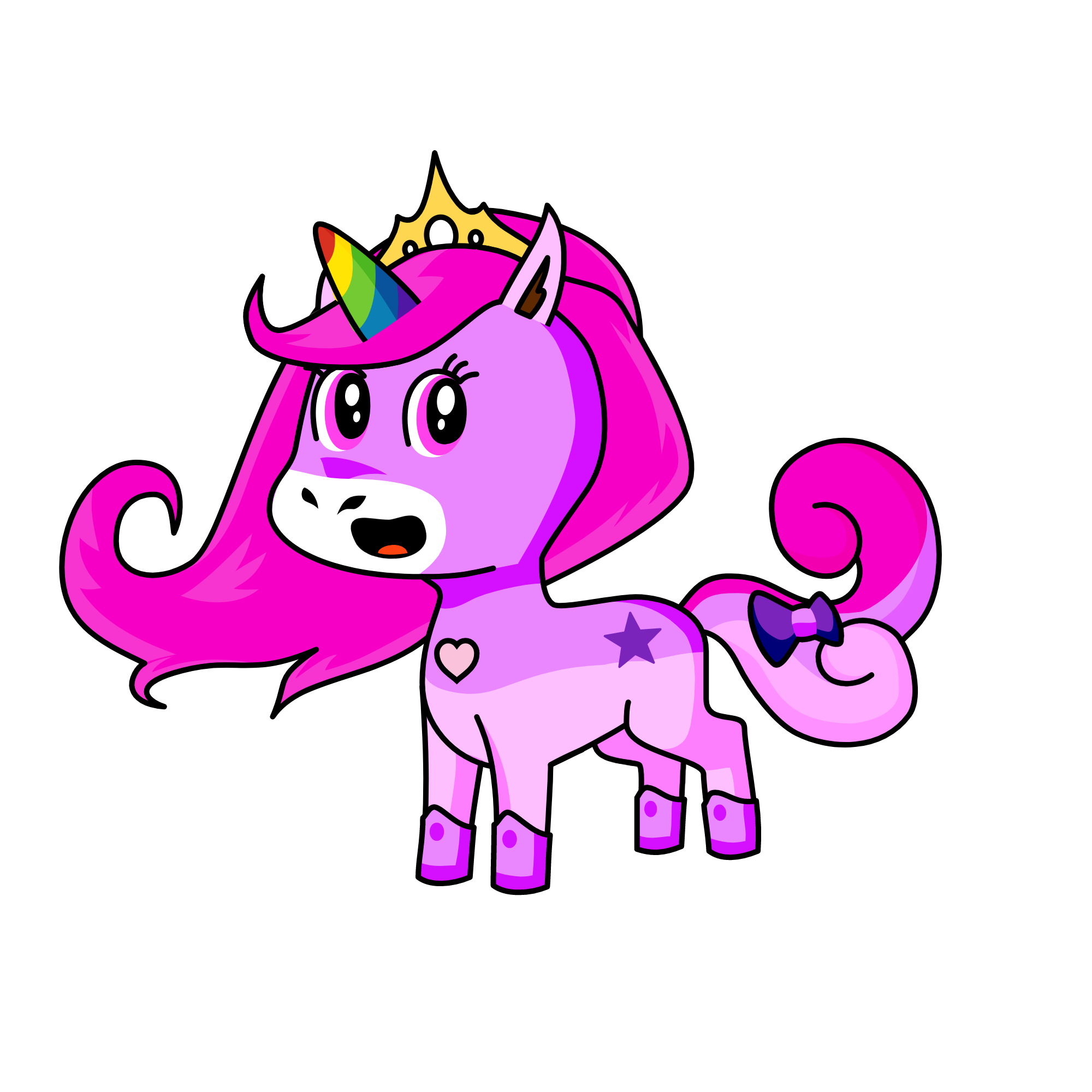 pink, the unicorn