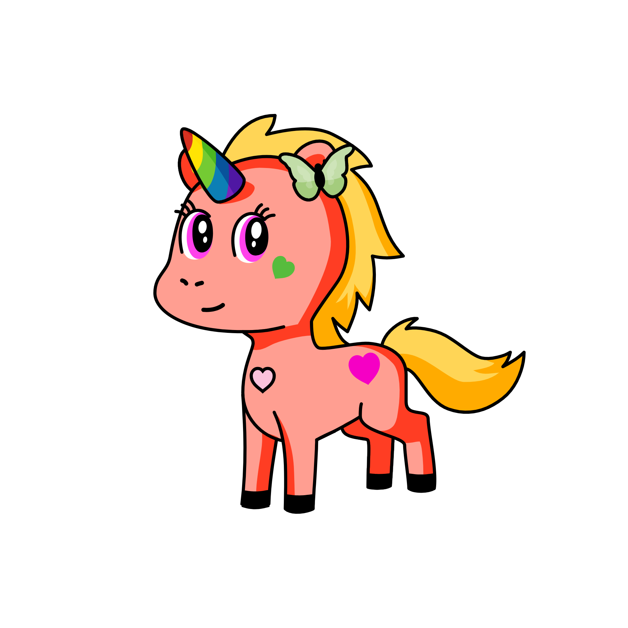 Emily, the unicorn