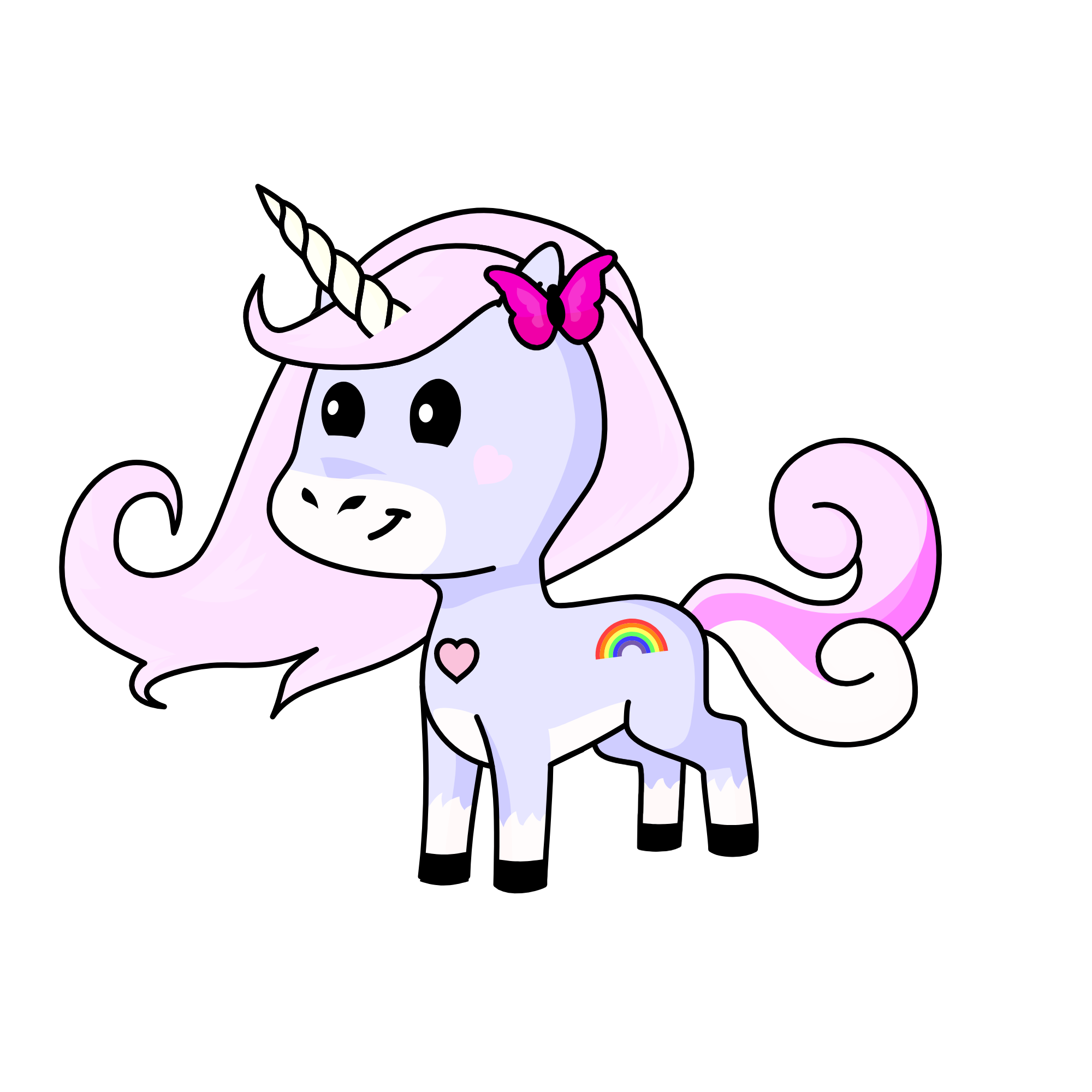 Snow, the unicorn