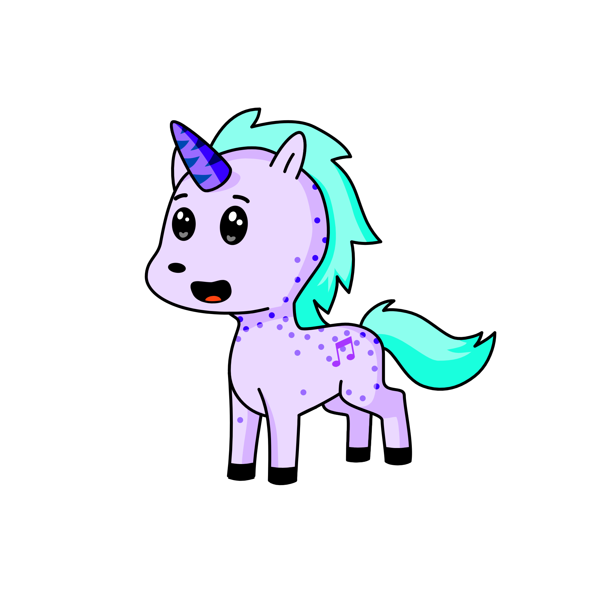 Galaxy, the unicorn