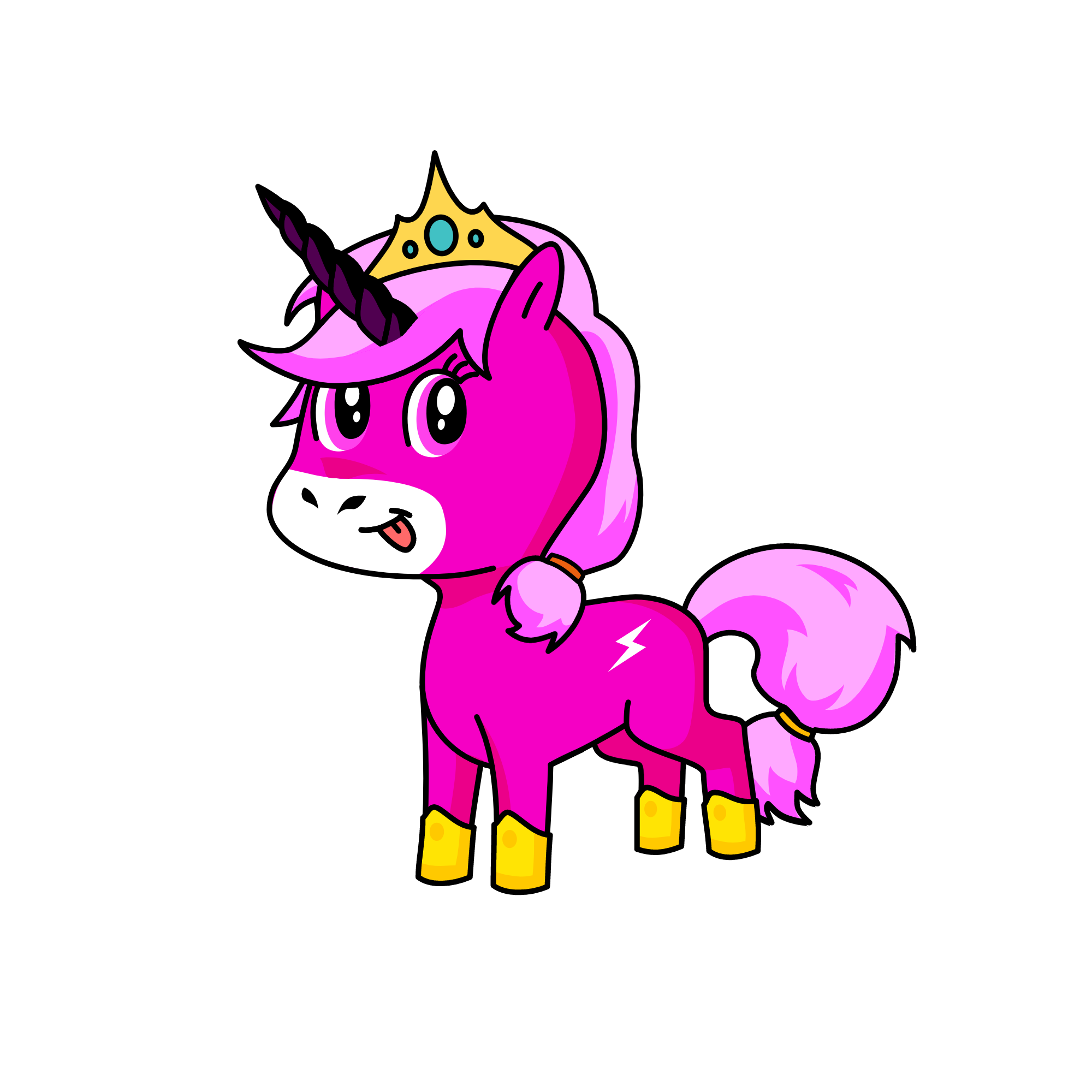 pinky pie as a unicorn, the unicorn