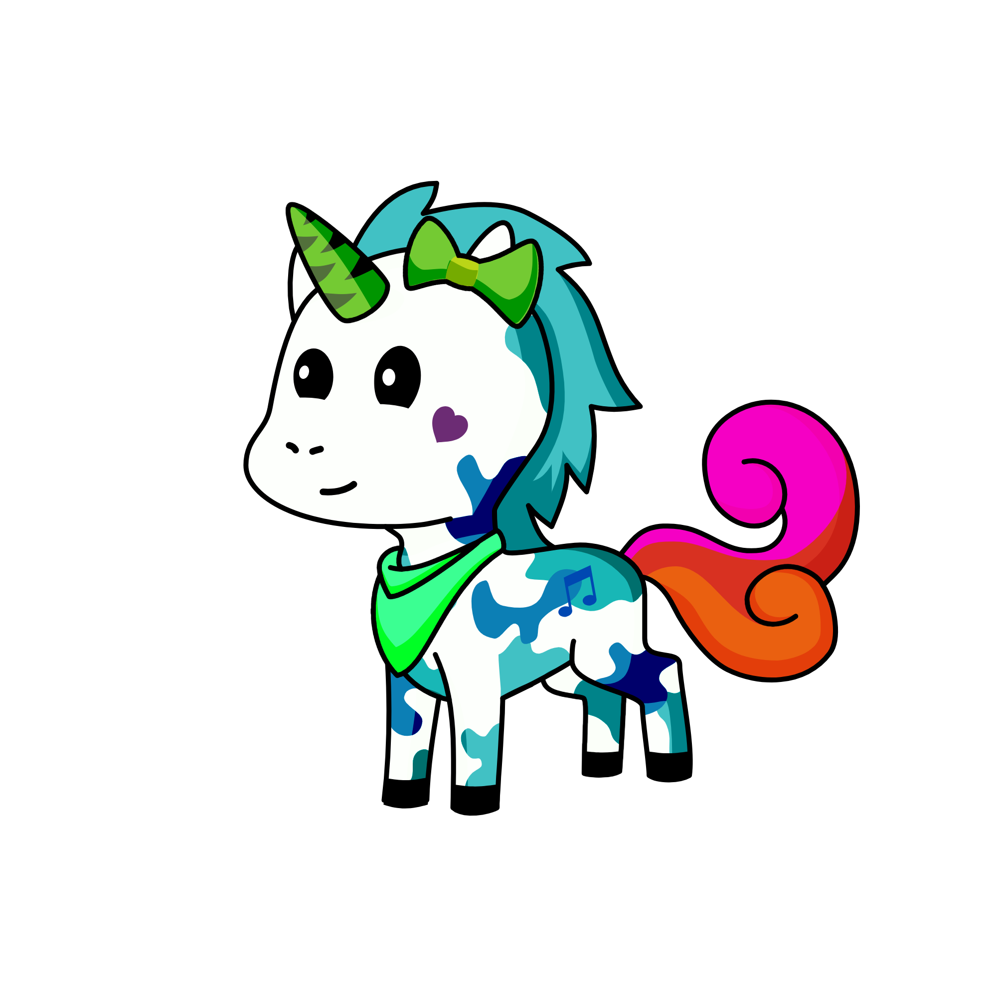 Mystery, the unicorn