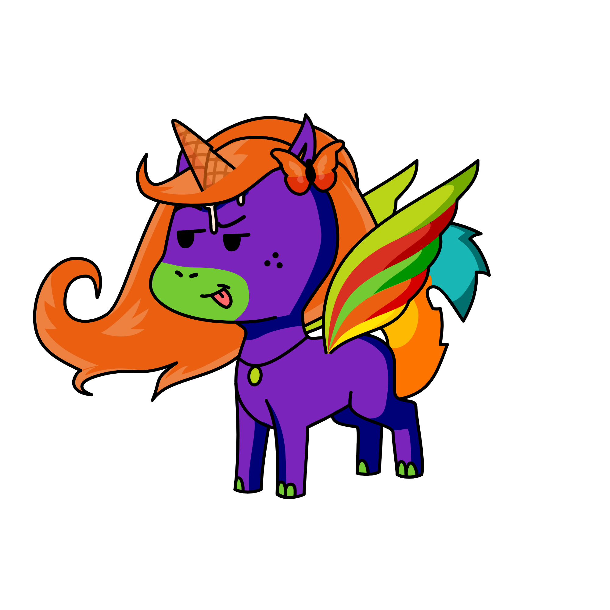 Cara, the unicorn
