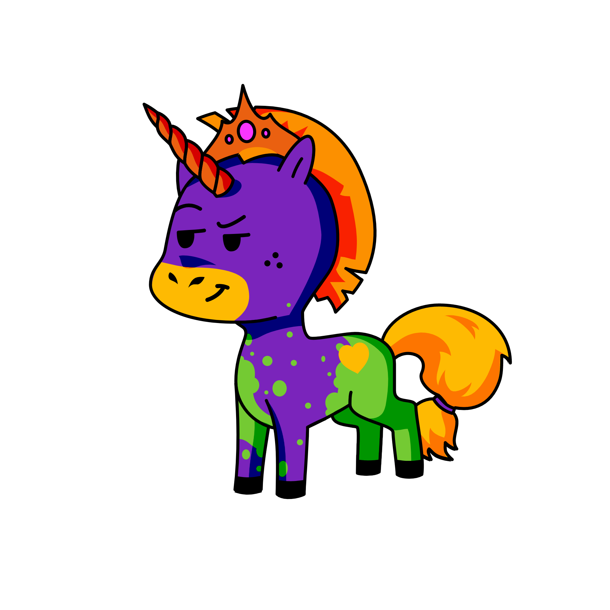 fire, the unicorn
