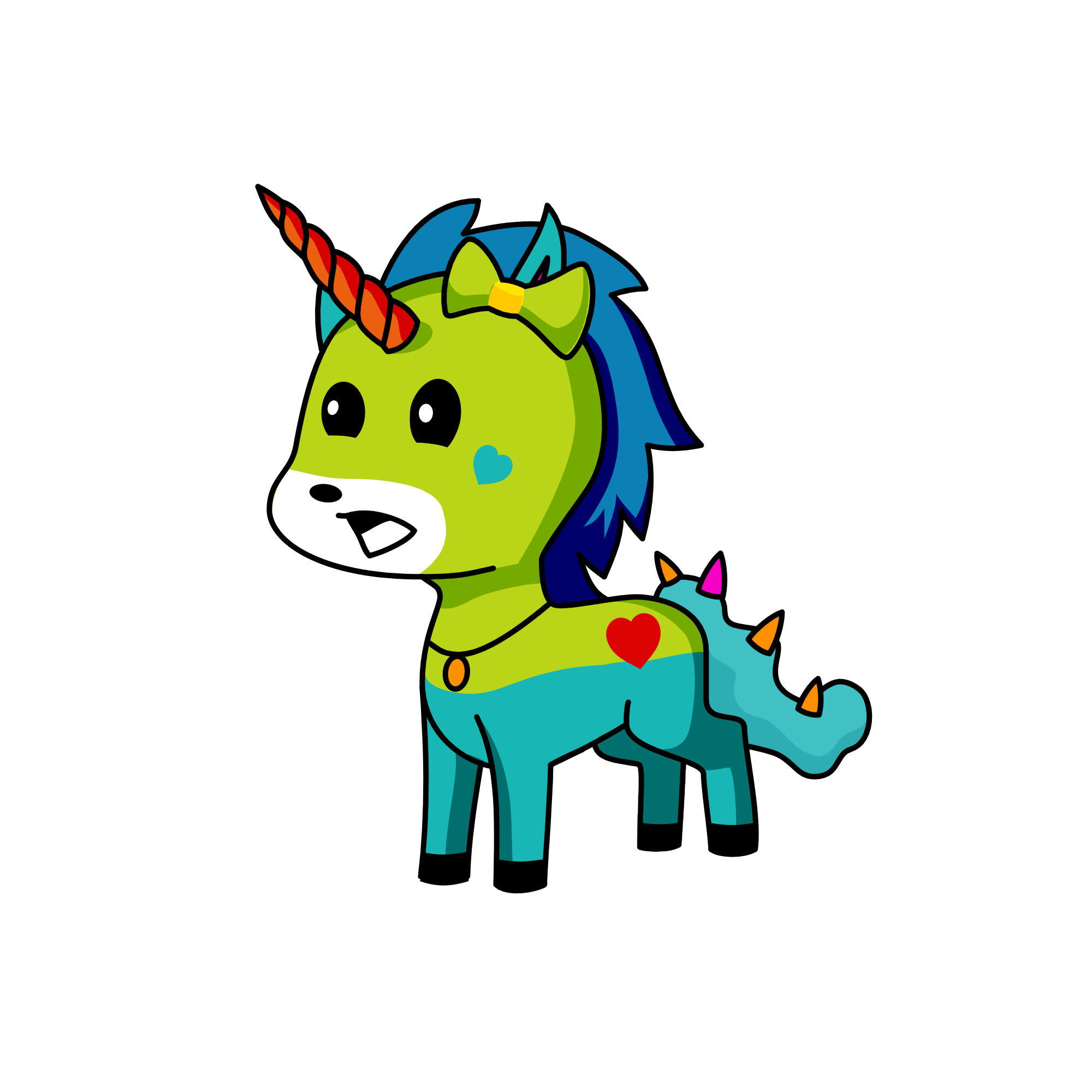 Amber, the unicorn