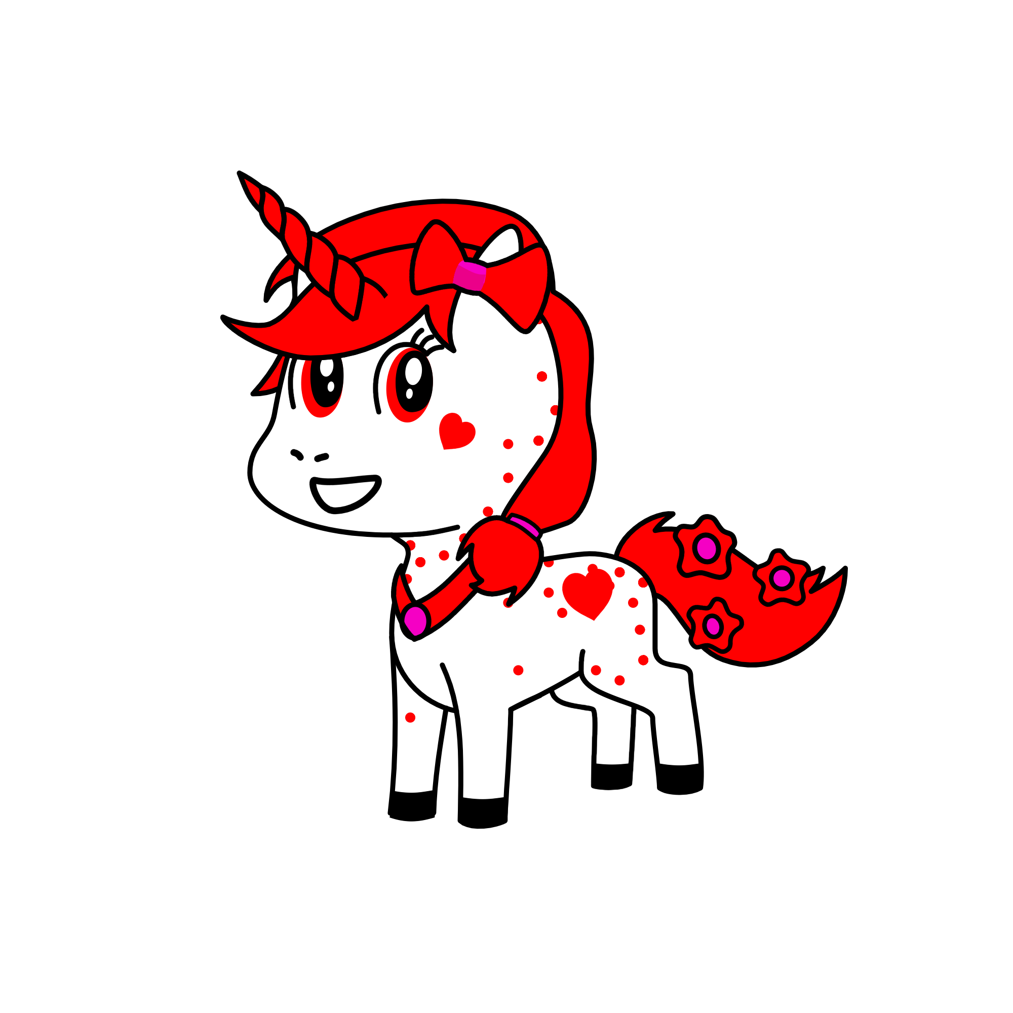 Hello Kitty, the unicorn