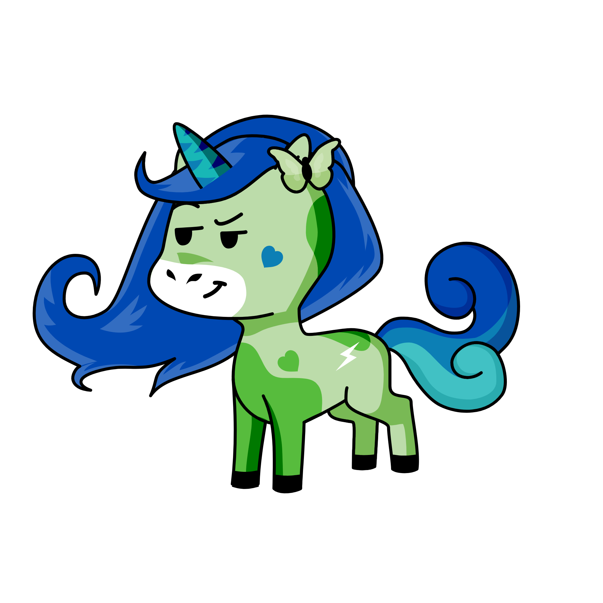 Loloflow, the unicorn